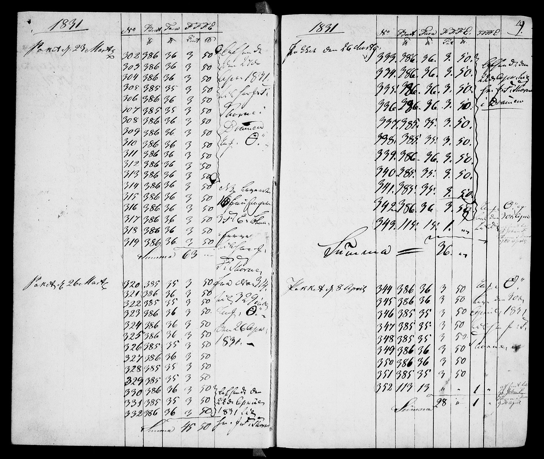 Modums Blaafarveværk, AV/RA-PA-0157/G/Gd/Gda/L0183/0001: -- / Pak-Bog Litr. A. For utgående koboltprodukter, 1831-1837, p. 6