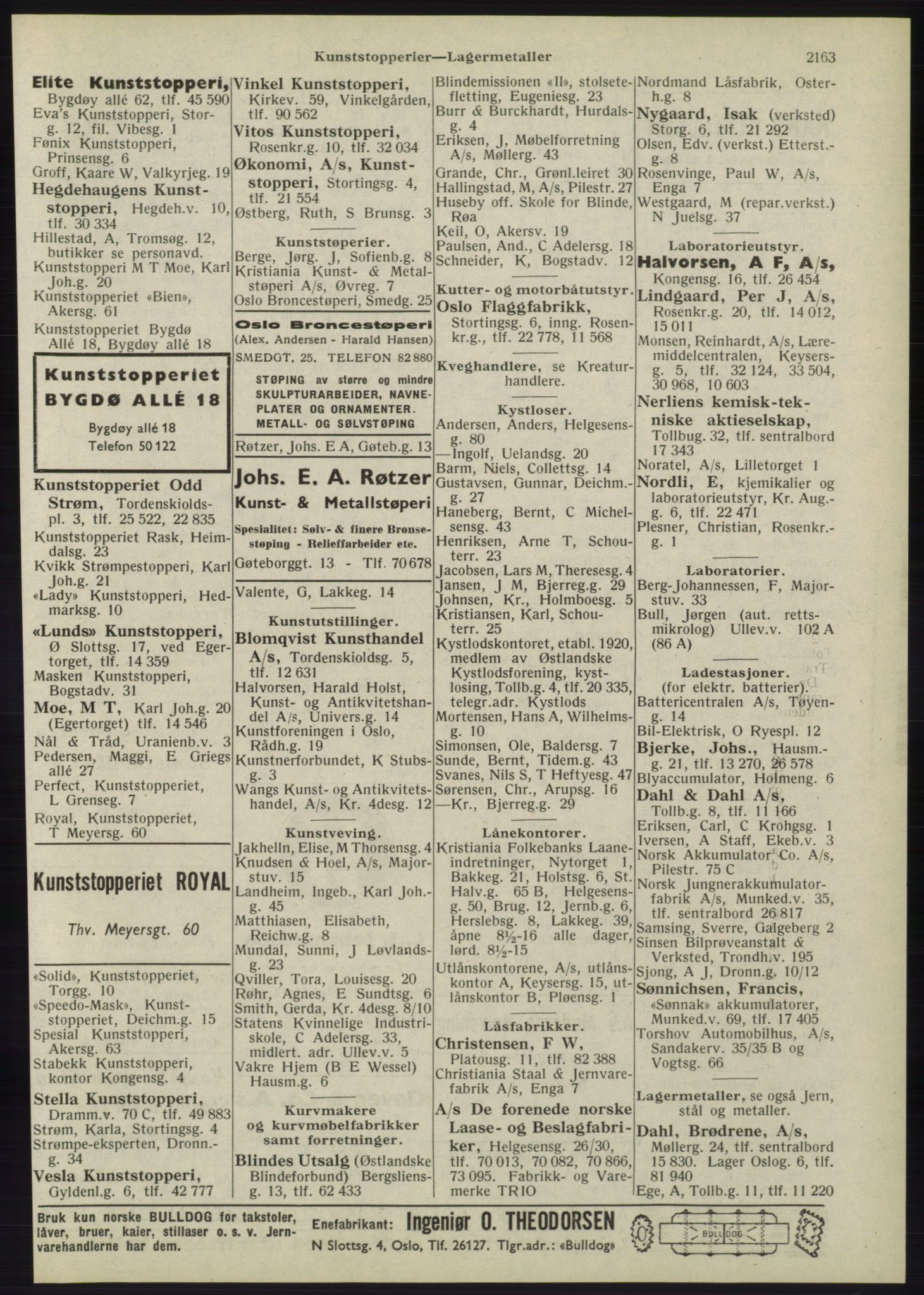 Kristiania/Oslo adressebok, PUBL/-, 1945, p. 2079