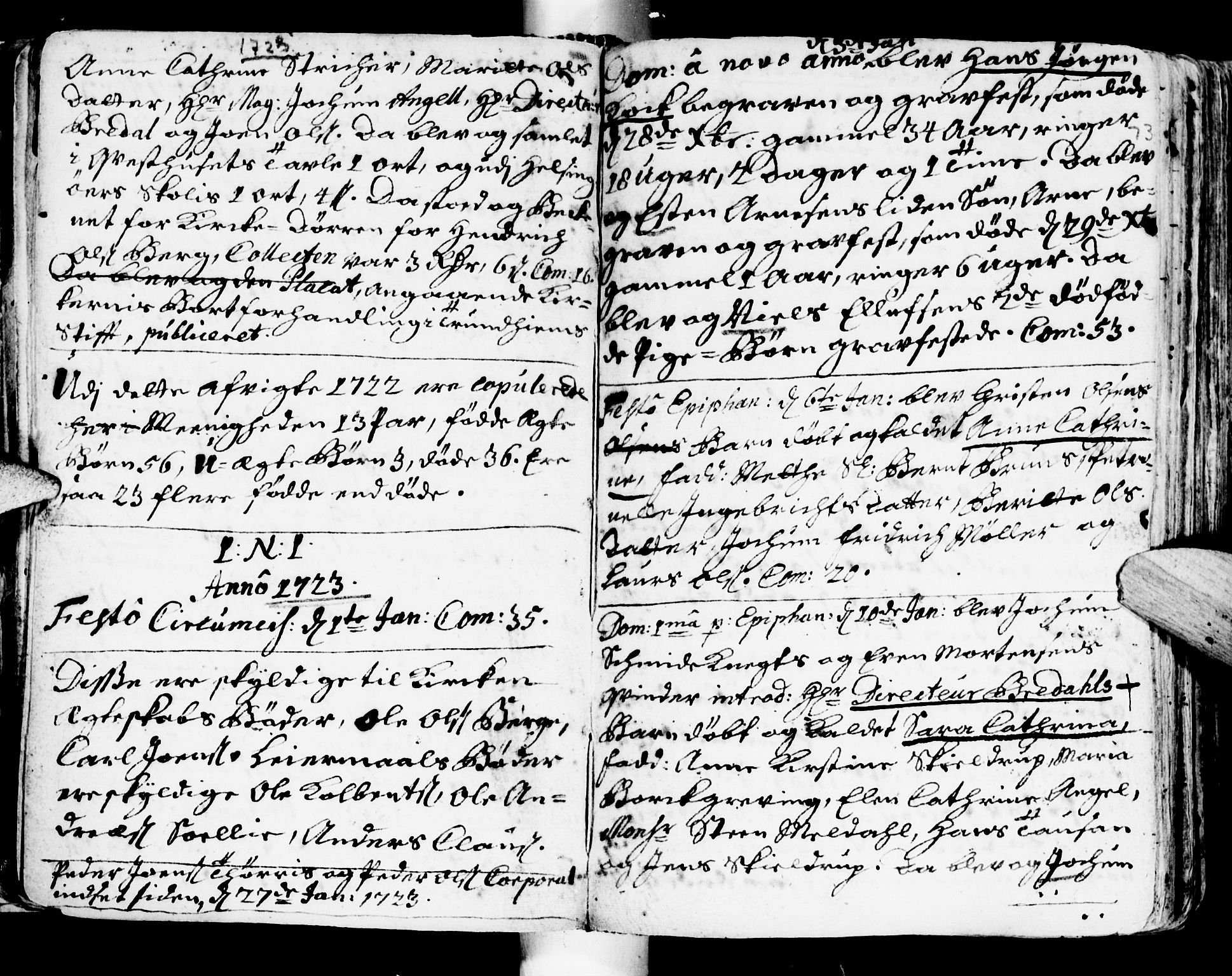 Ministerialprotokoller, klokkerbøker og fødselsregistre - Sør-Trøndelag, SAT/A-1456/681/L0924: Parish register (official) no. 681A02, 1720-1731, p. 72-73