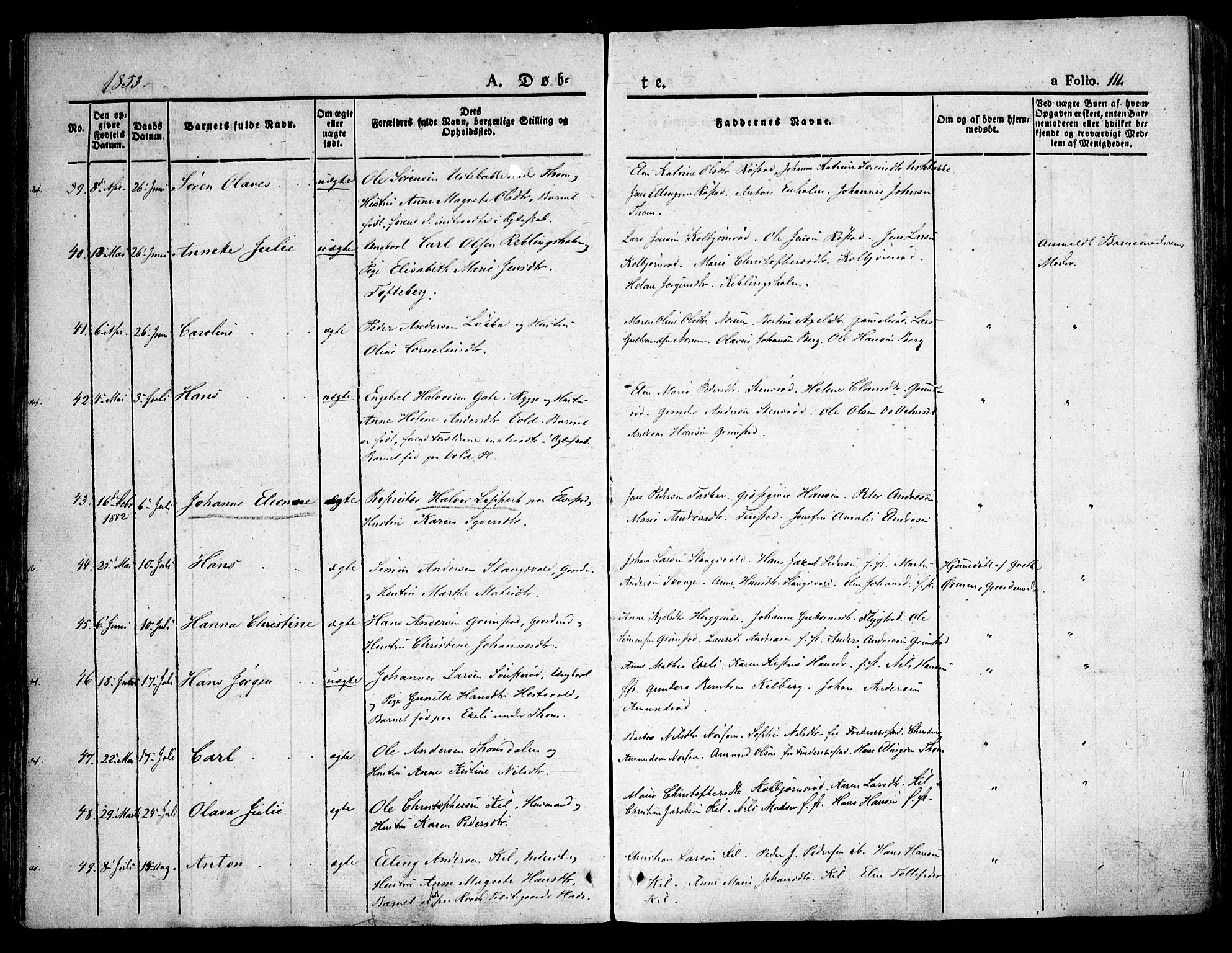 Råde prestekontor kirkebøker, AV/SAO-A-2009/F/Fa/L0005: Parish register (official) no. 5, 1830-1853, p. 111