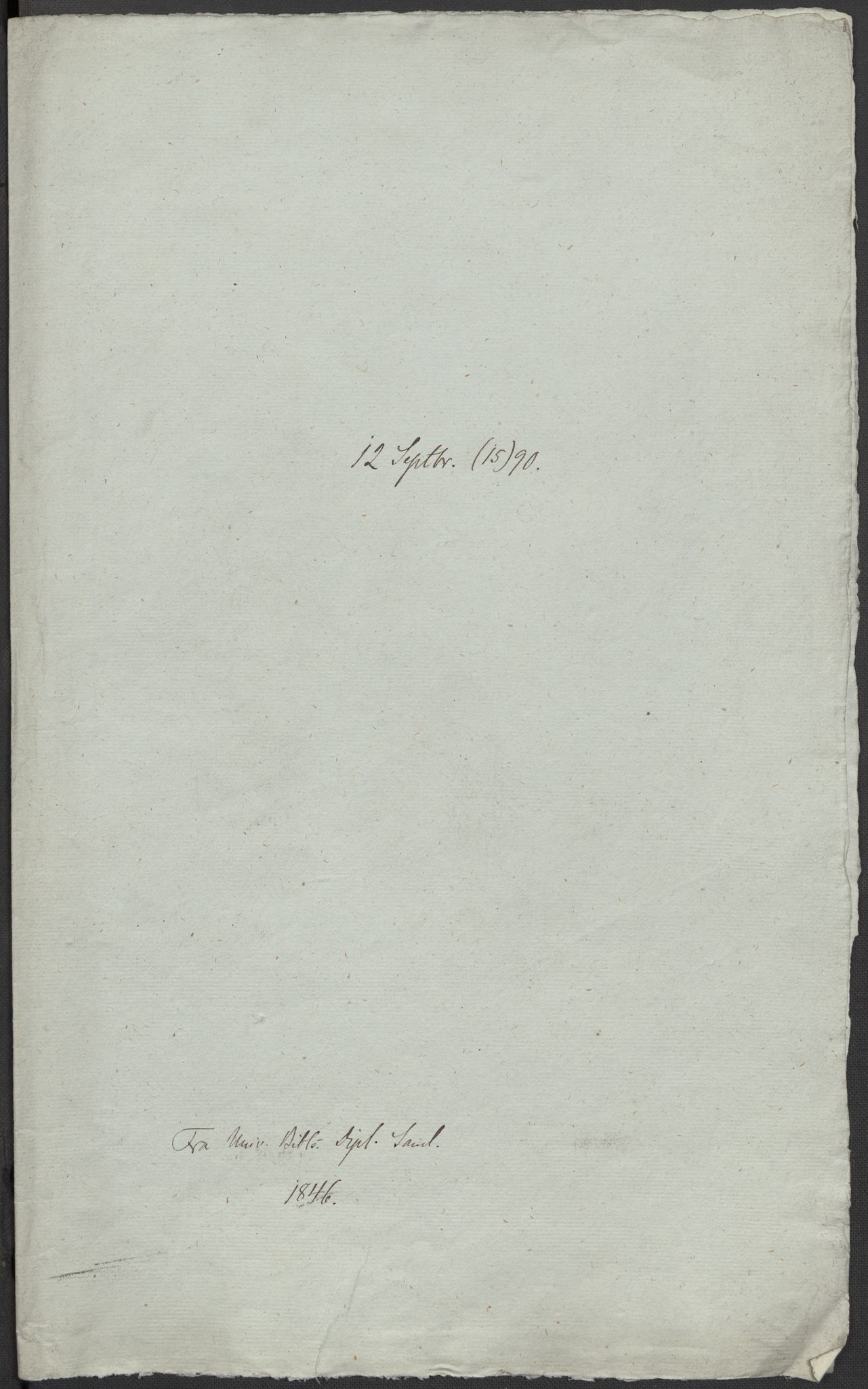 Riksarkivets diplomsamling, AV/RA-EA-5965/F02/L0092: Dokumenter, 1590, p. 12