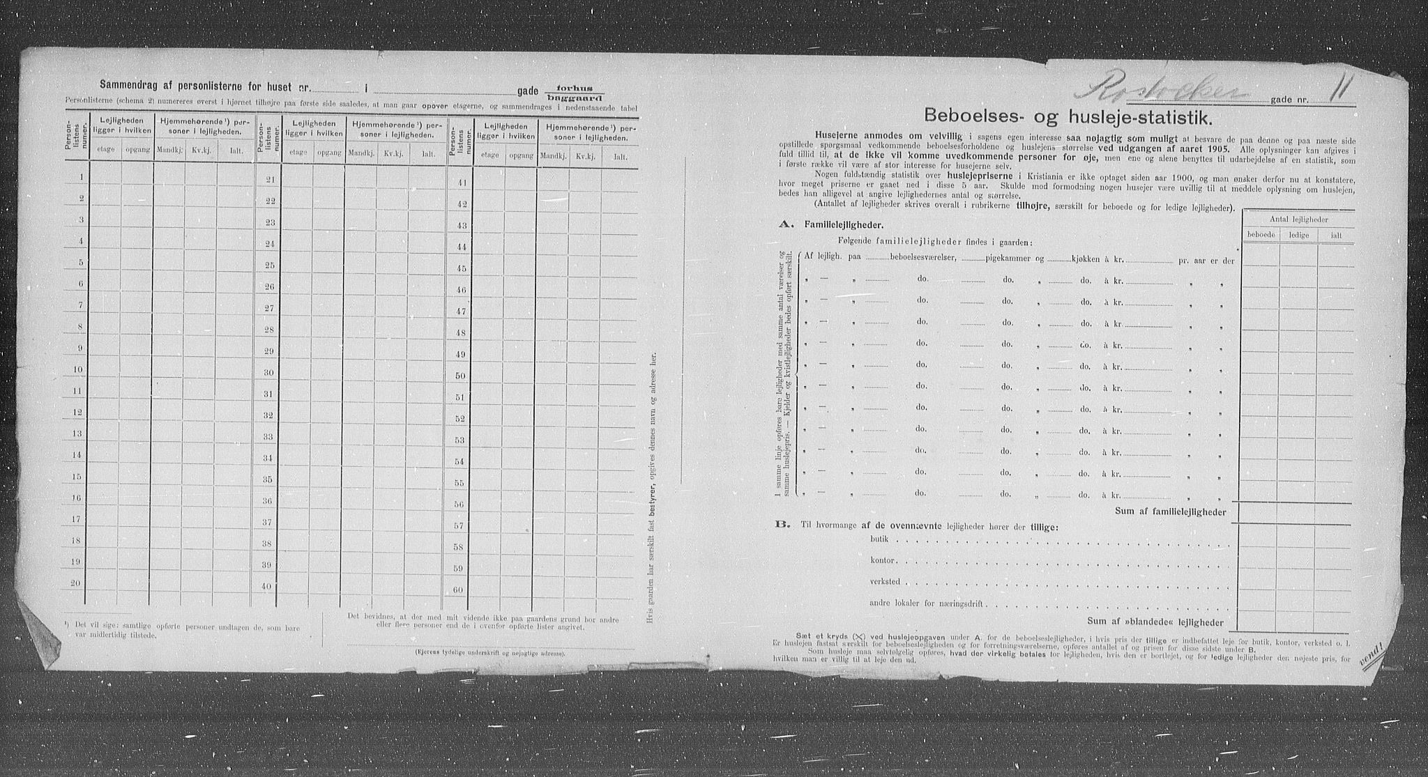OBA, Municipal Census 1905 for Kristiania, 1905, p. 44622