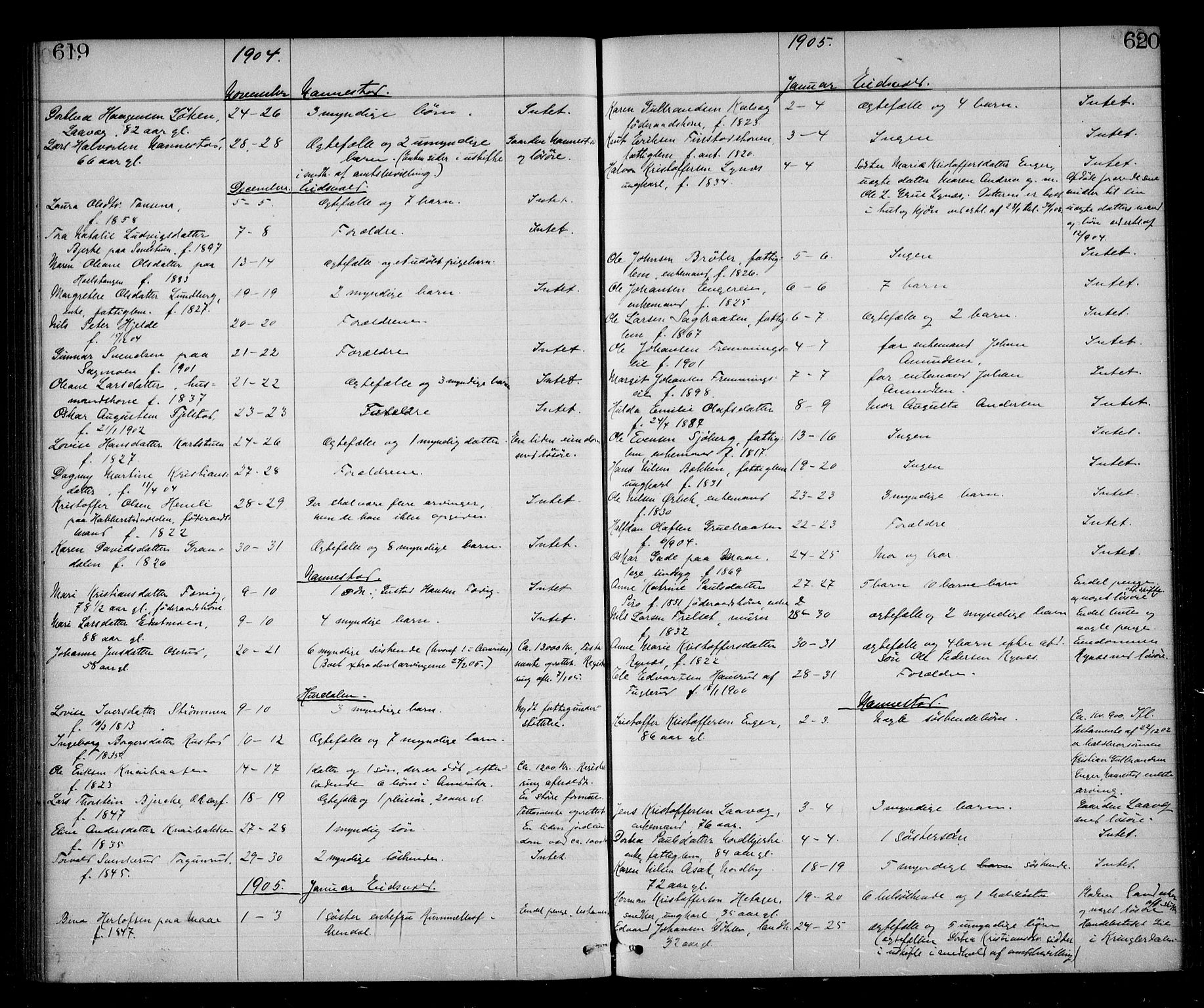 Eidsvoll tingrett, AV/SAO-A-10371/H/Ha/Haa/L0002: Dødsmeldingsprotokoll - Sorenskriveriet, 1863-1910, p. 619-620