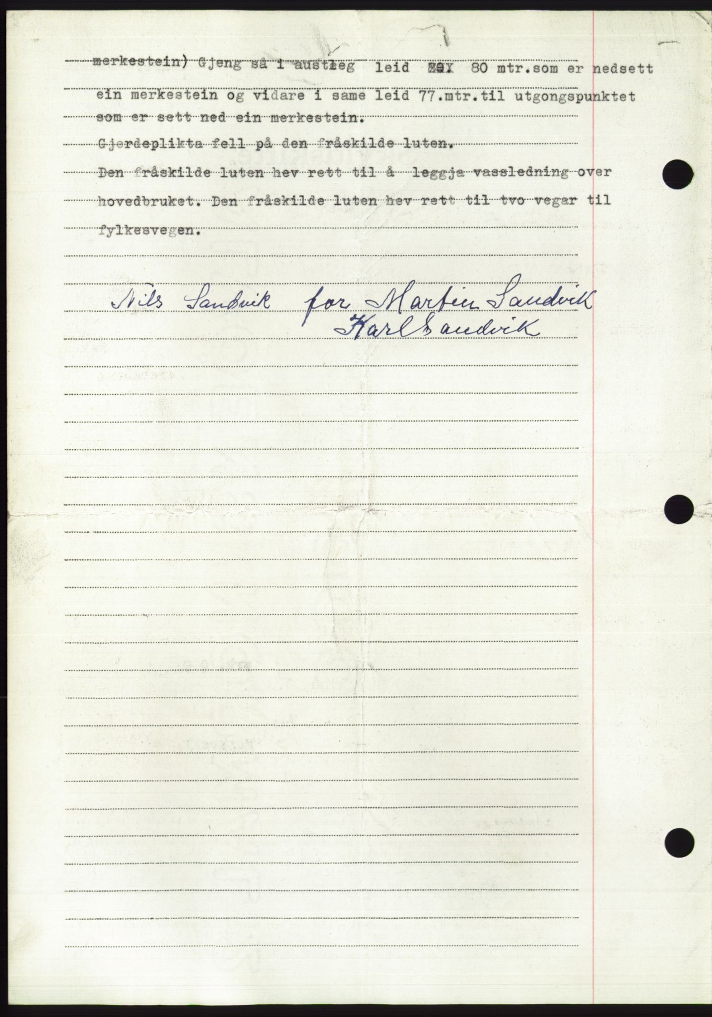 Søre Sunnmøre sorenskriveri, SAT/A-4122/1/2/2C/L0087: Mortgage book no. 13A, 1950-1950, Diary no: : 1455/1950