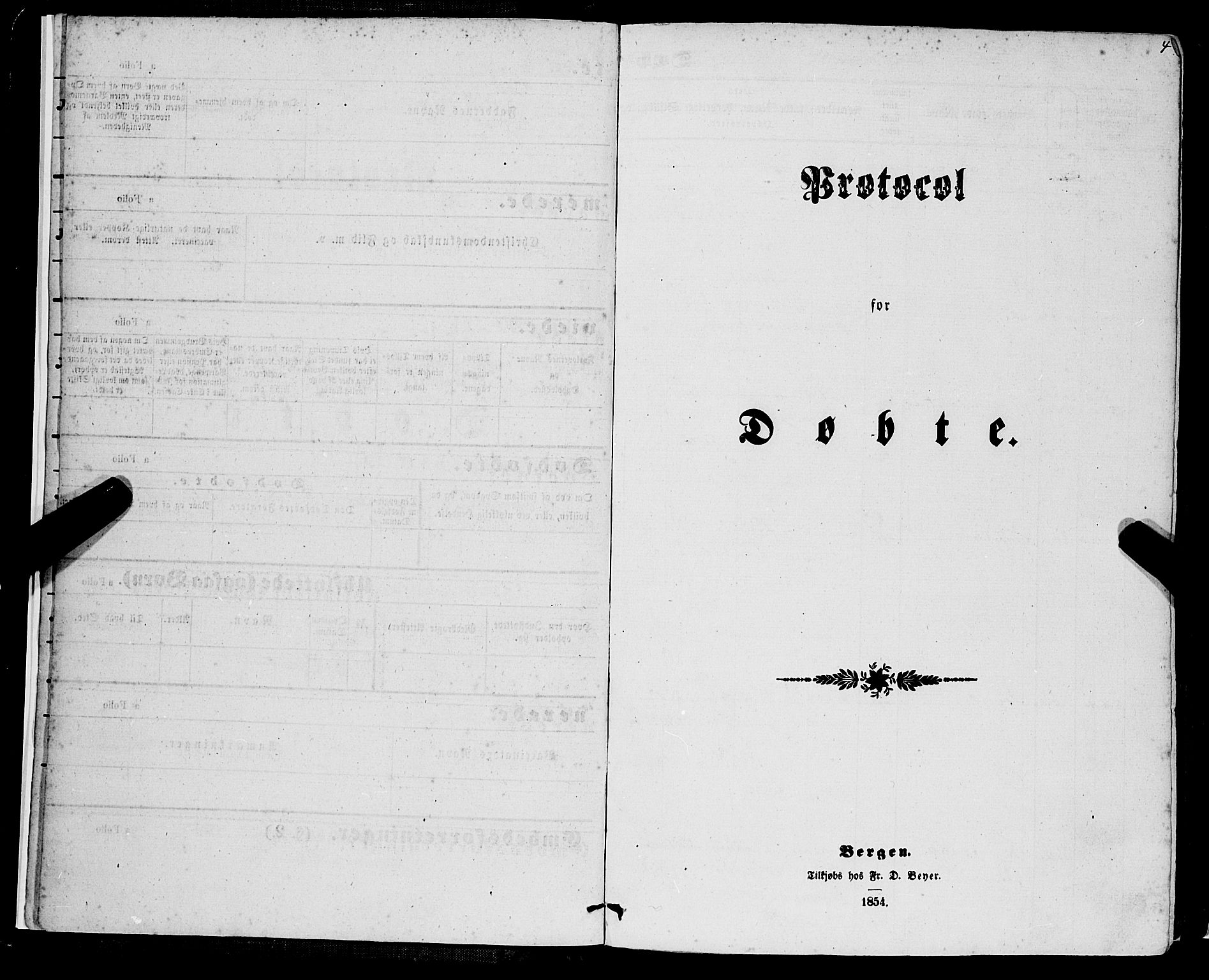 St. Jørgens hospital og Årstad sokneprestembete, SAB/A-99934: Parish register (official) no. A 5, 1857-1869, p. 4