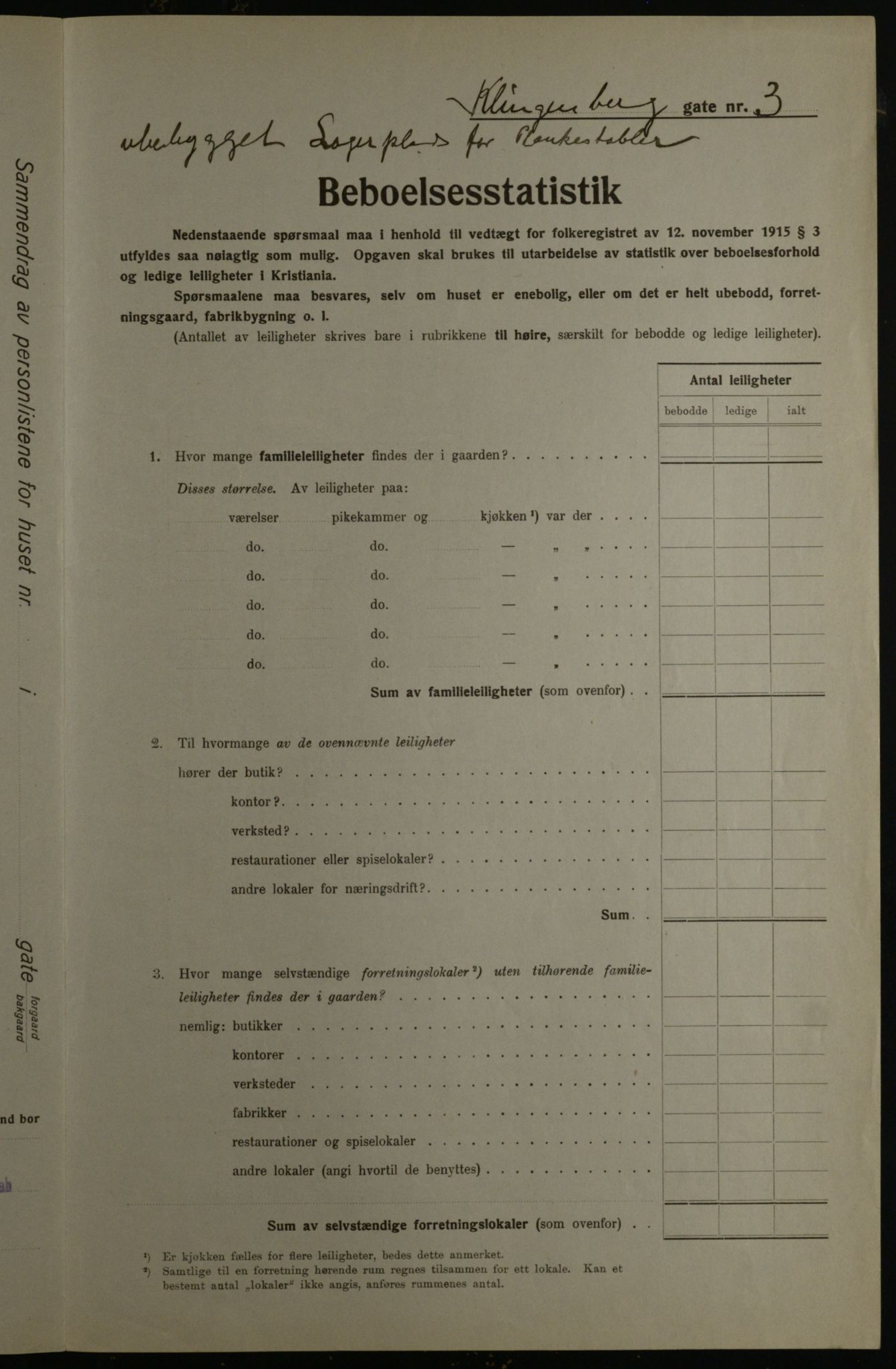 OBA, Municipal Census 1923 for Kristiania, 1923, p. 58222