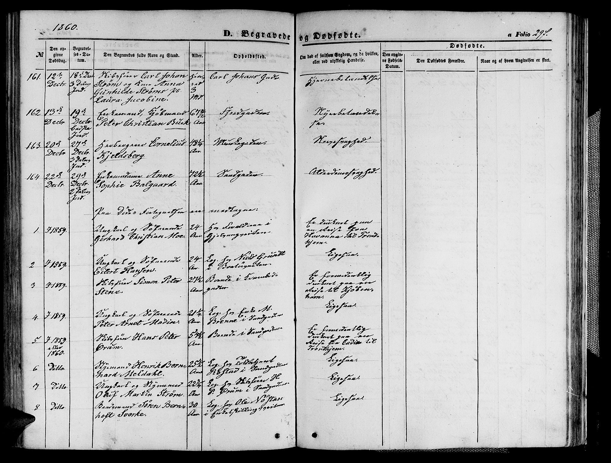 Ministerialprotokoller, klokkerbøker og fødselsregistre - Sør-Trøndelag, SAT/A-1456/602/L0139: Parish register (copy) no. 602C07, 1859-1864, p. 297