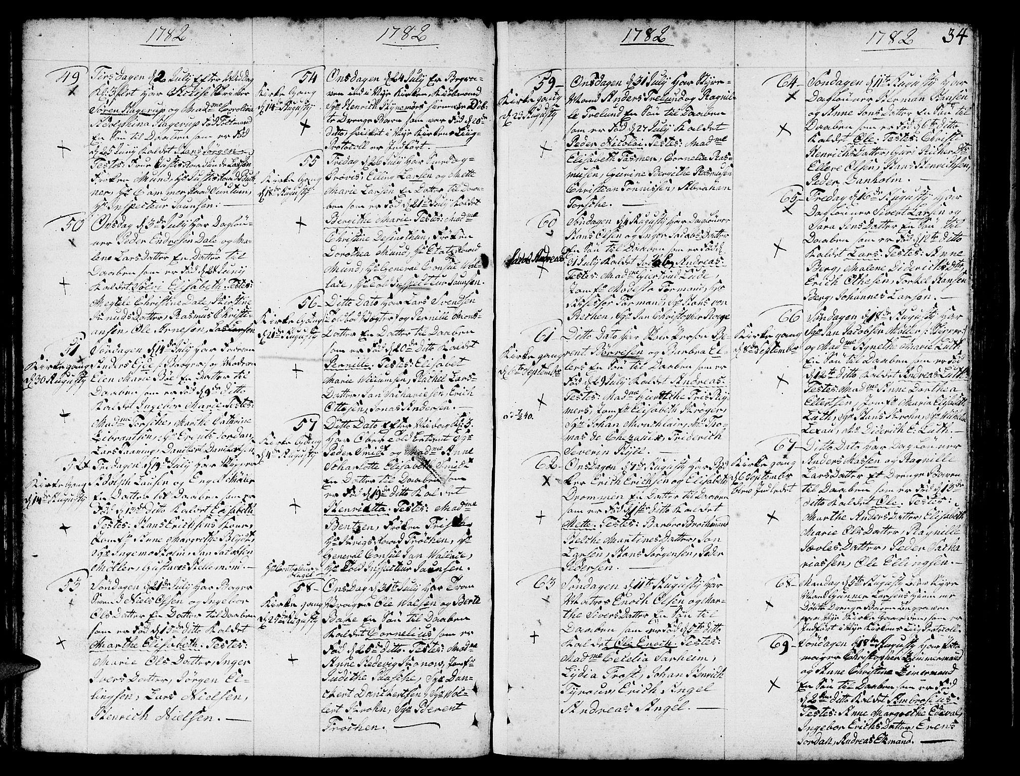 Nykirken Sokneprestembete, AV/SAB-A-77101/H/Haa/L0005: Parish register (official) no. A 5, 1775-1808, p. 34