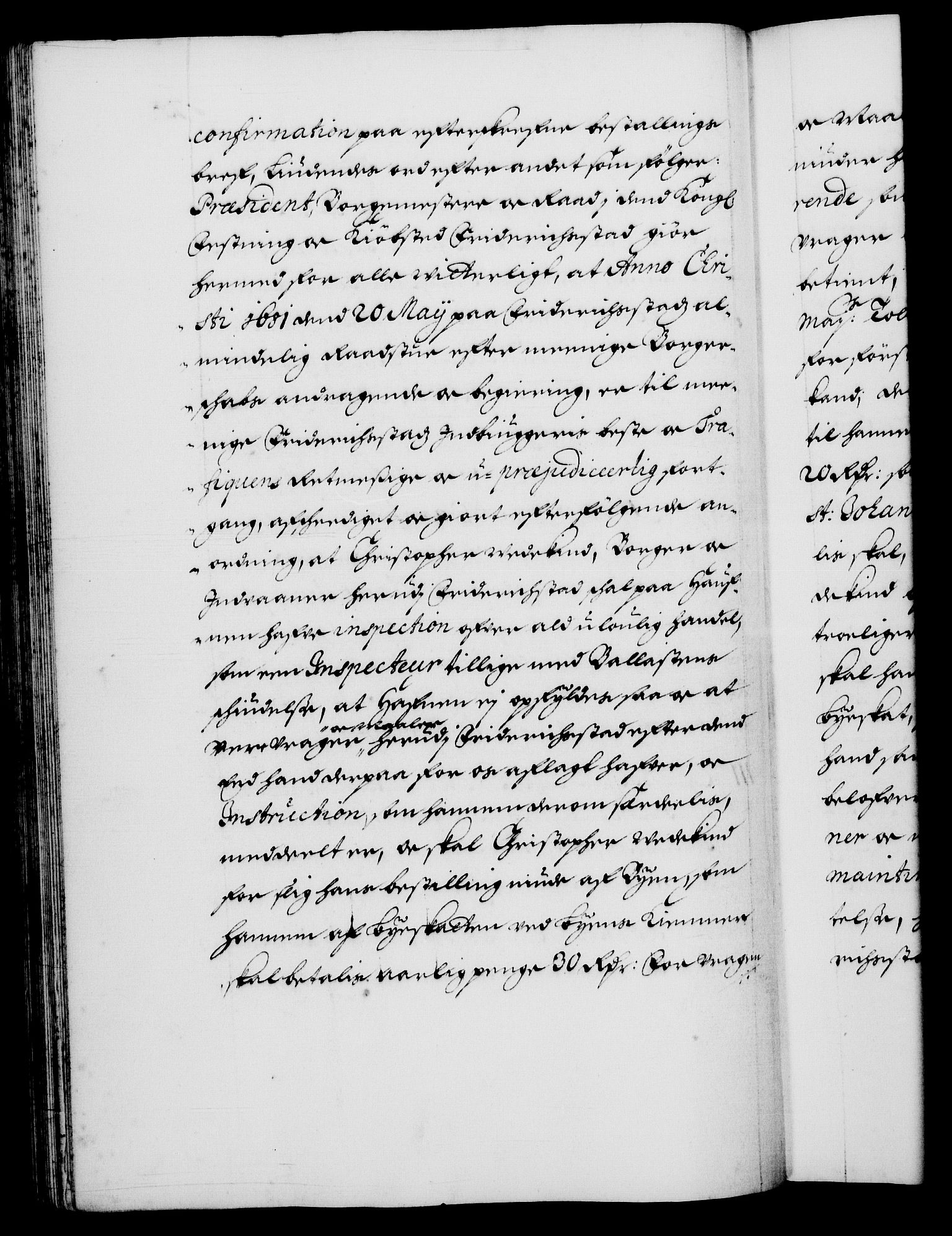 Danske Kanselli 1572-1799, RA/EA-3023/F/Fc/Fca/Fcaa/L0013: Norske registre (mikrofilm), 1681-1684, p. 75b