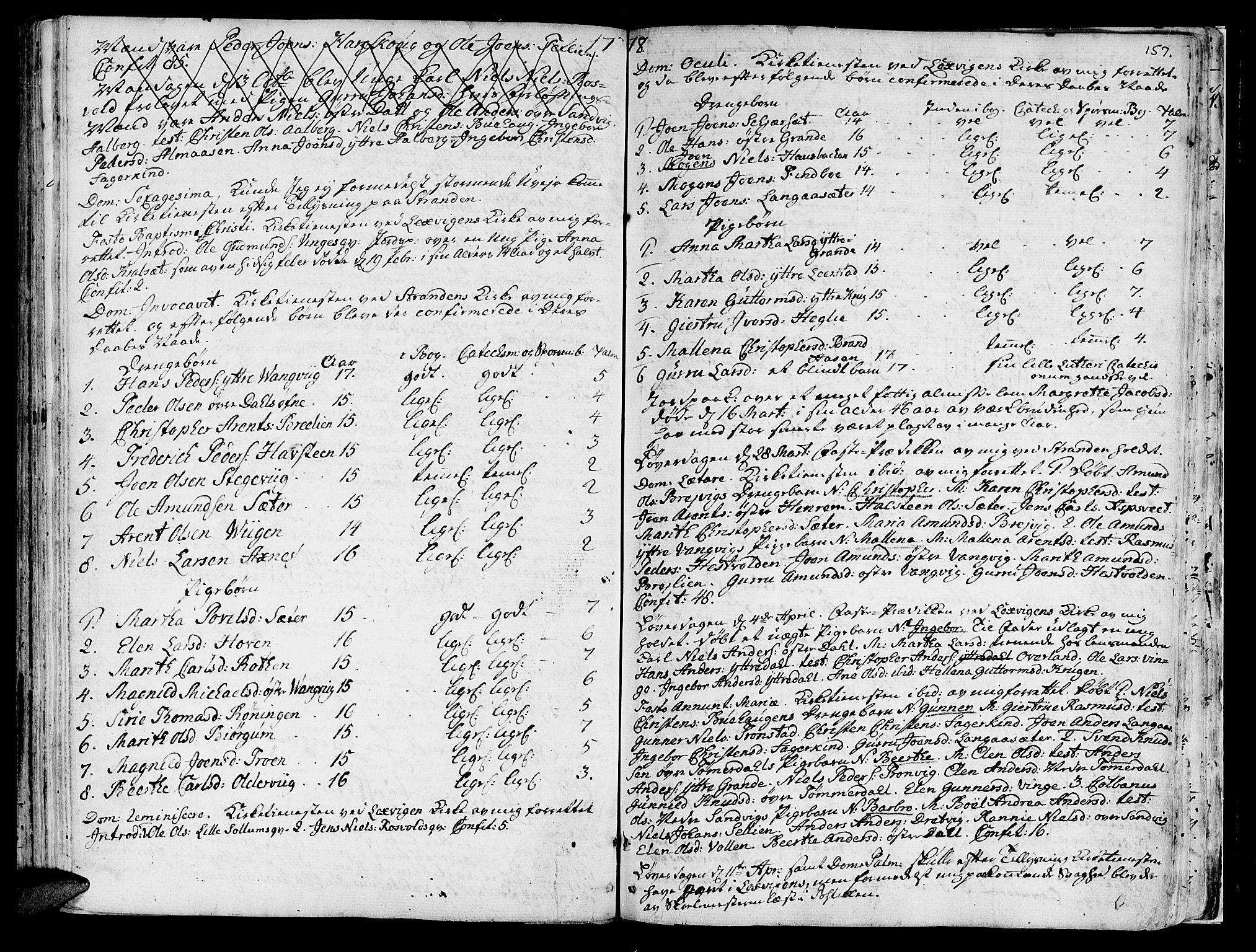 Ministerialprotokoller, klokkerbøker og fødselsregistre - Nord-Trøndelag, SAT/A-1458/701/L0003: Parish register (official) no. 701A03, 1751-1783, p. 157
