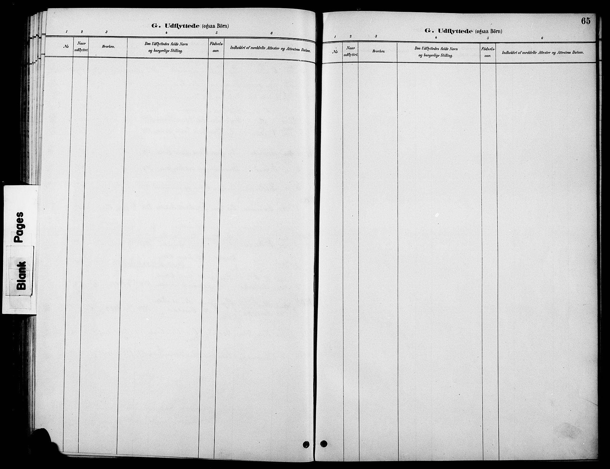 Øystre Slidre prestekontor, SAH/PREST-138/H/Ha/Hab/L0006: Parish register (copy) no. 6, 1887-1916, p. 65