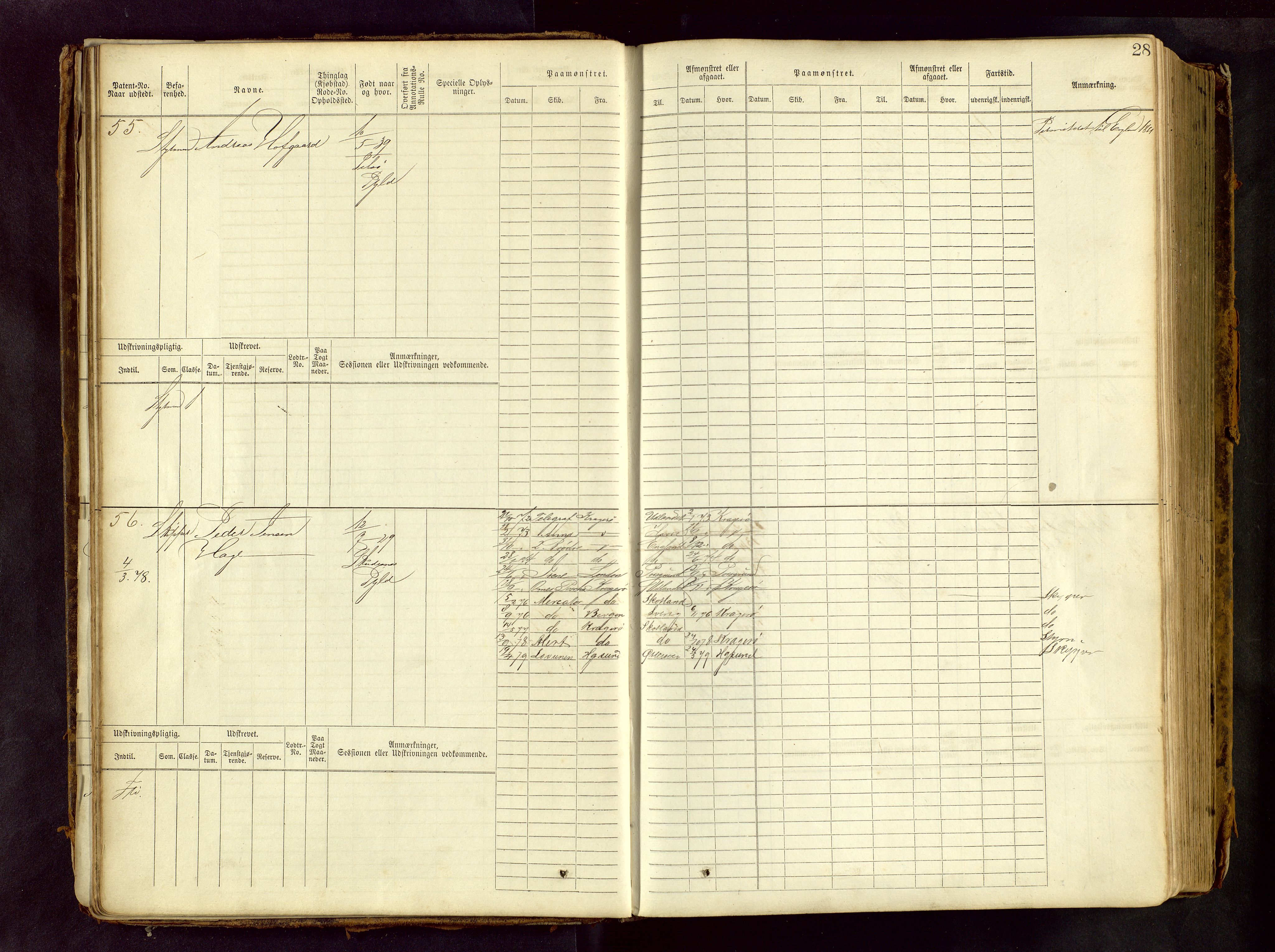 Haugesund sjømannskontor, AV/SAST-A-102007/F/Fb/Fbb/L0001: Sjøfartsrulle Skudenes krets No 1 - 958, 1860-1948, p. 28
