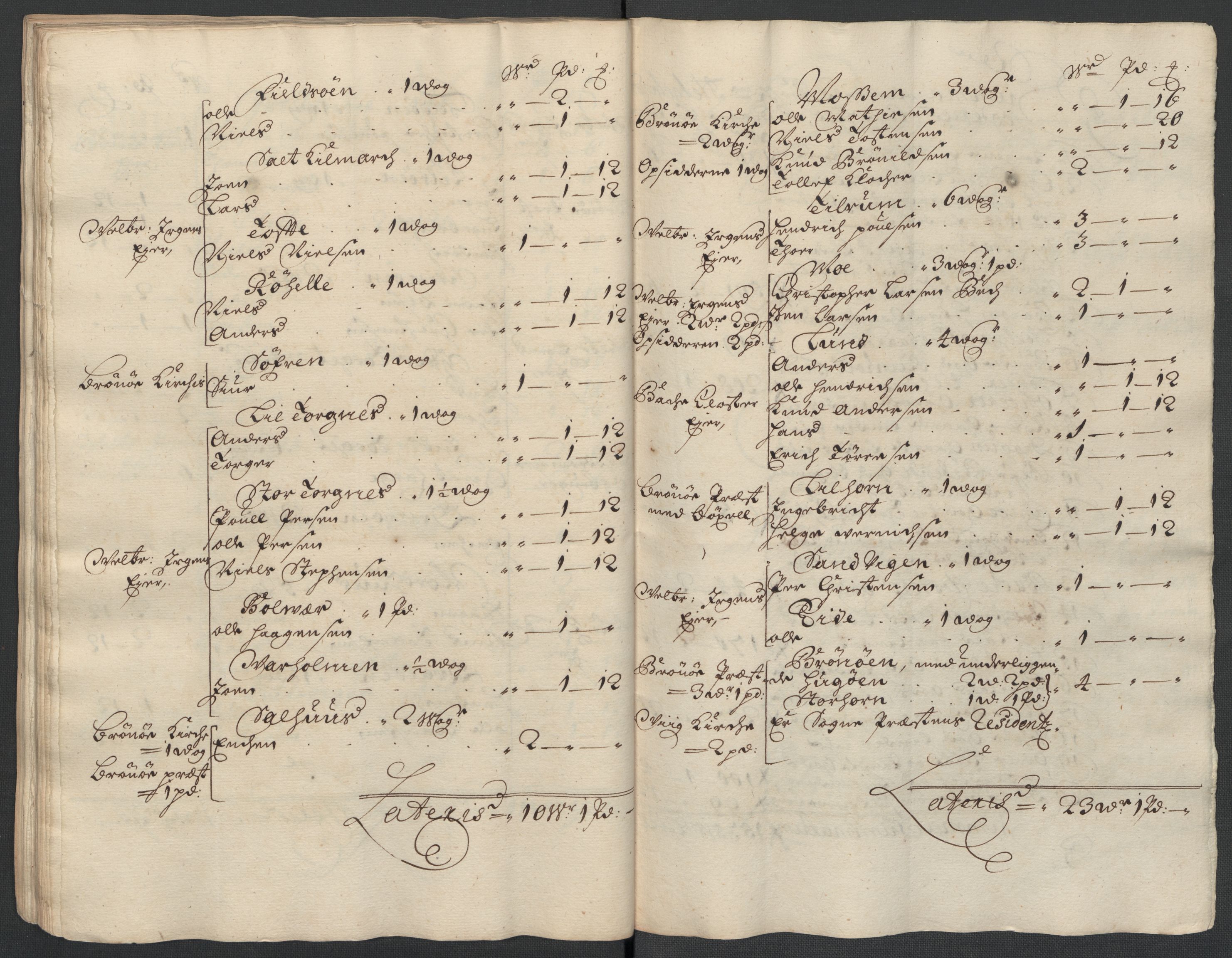 Rentekammeret inntil 1814, Reviderte regnskaper, Fogderegnskap, RA/EA-4092/R65/L4508: Fogderegnskap Helgeland, 1702-1705, p. 71