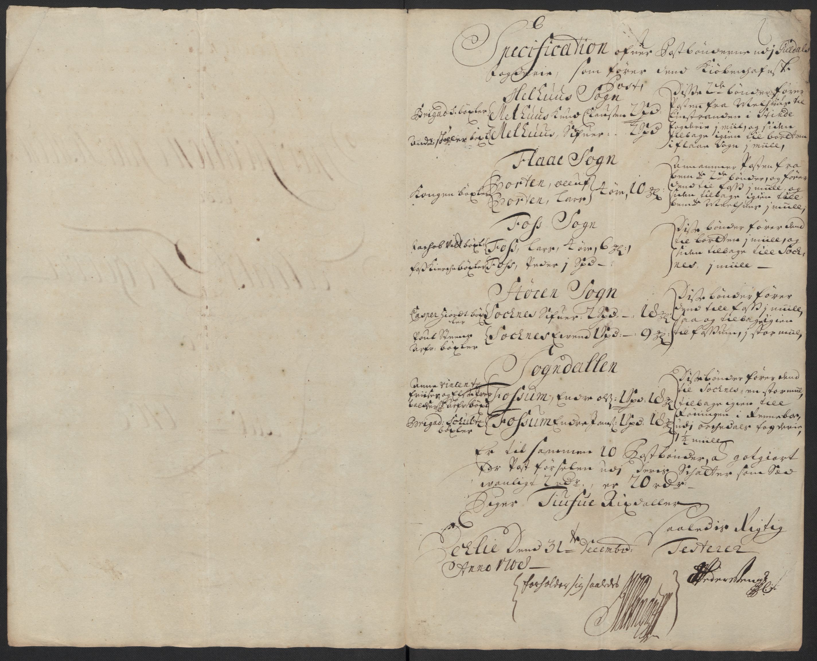 Rentekammeret inntil 1814, Reviderte regnskaper, Fogderegnskap, RA/EA-4092/R60/L3958: Fogderegnskap Orkdal og Gauldal, 1708, p. 363