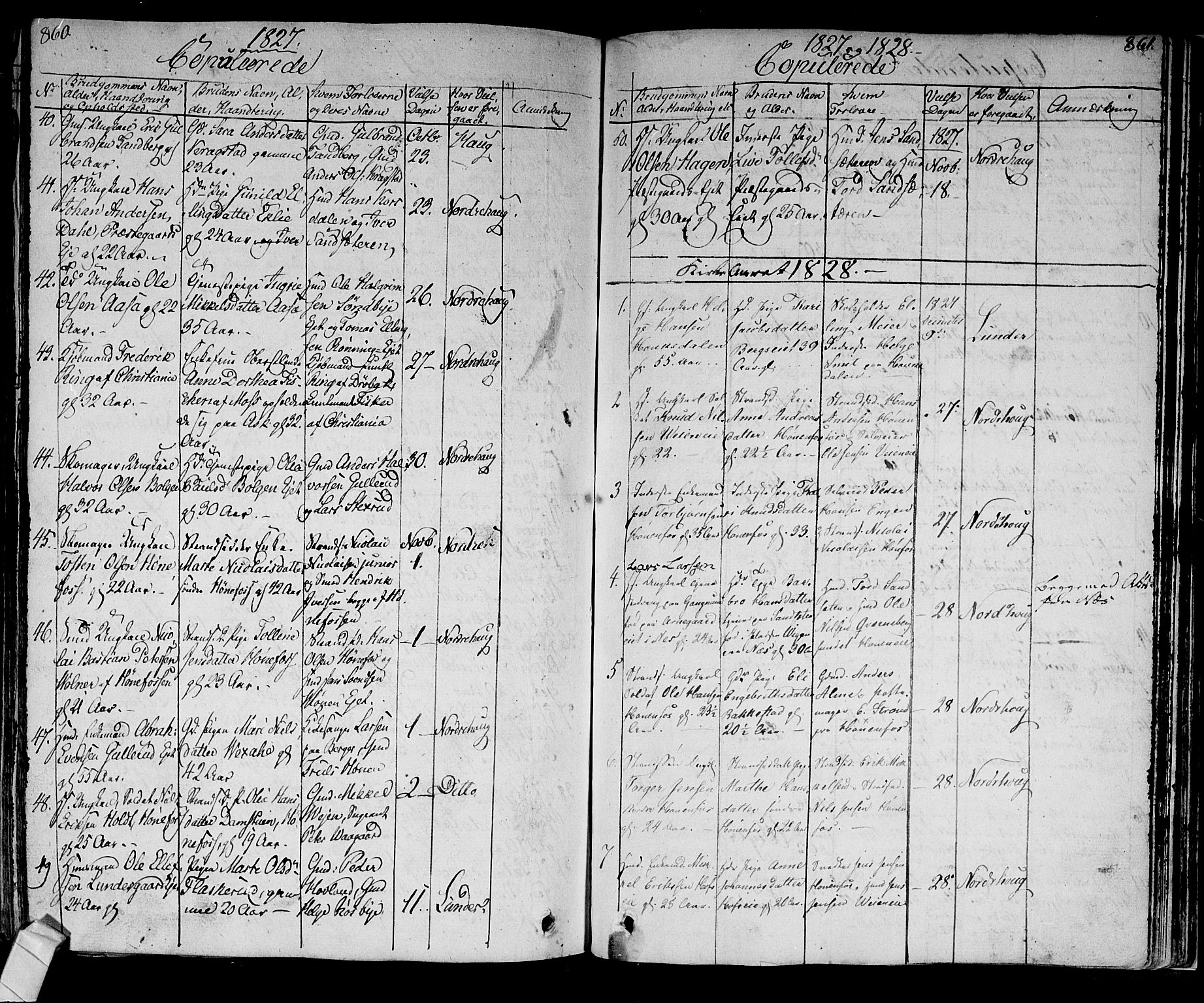 Norderhov kirkebøker, SAKO/A-237/F/Fa/L0009: Parish register (official) no. 9, 1819-1837, p. 860-861