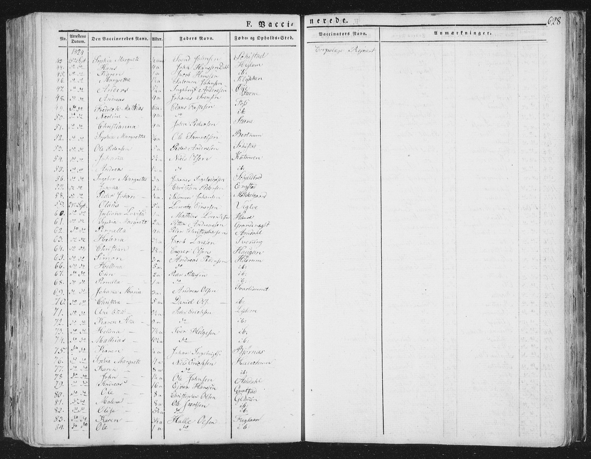 Ministerialprotokoller, klokkerbøker og fødselsregistre - Nord-Trøndelag, AV/SAT-A-1458/764/L0552: Parish register (official) no. 764A07b, 1824-1865, p. 628