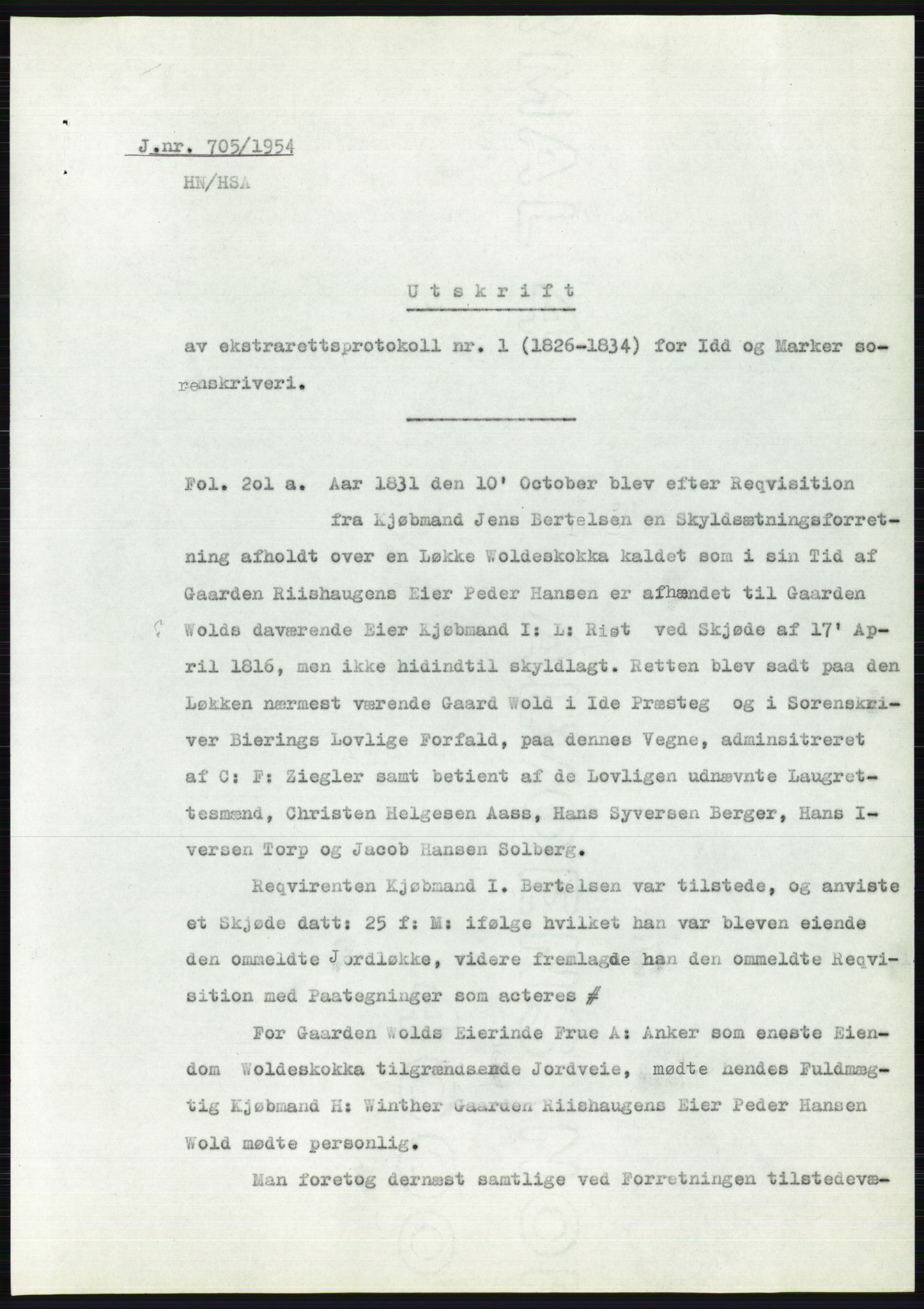 Statsarkivet i Oslo, SAO/A-10621/Z/Zd/L0001: Avskrifter, j.nr 34/1953 og 385-1291/1954, 1953-1954, p. 149