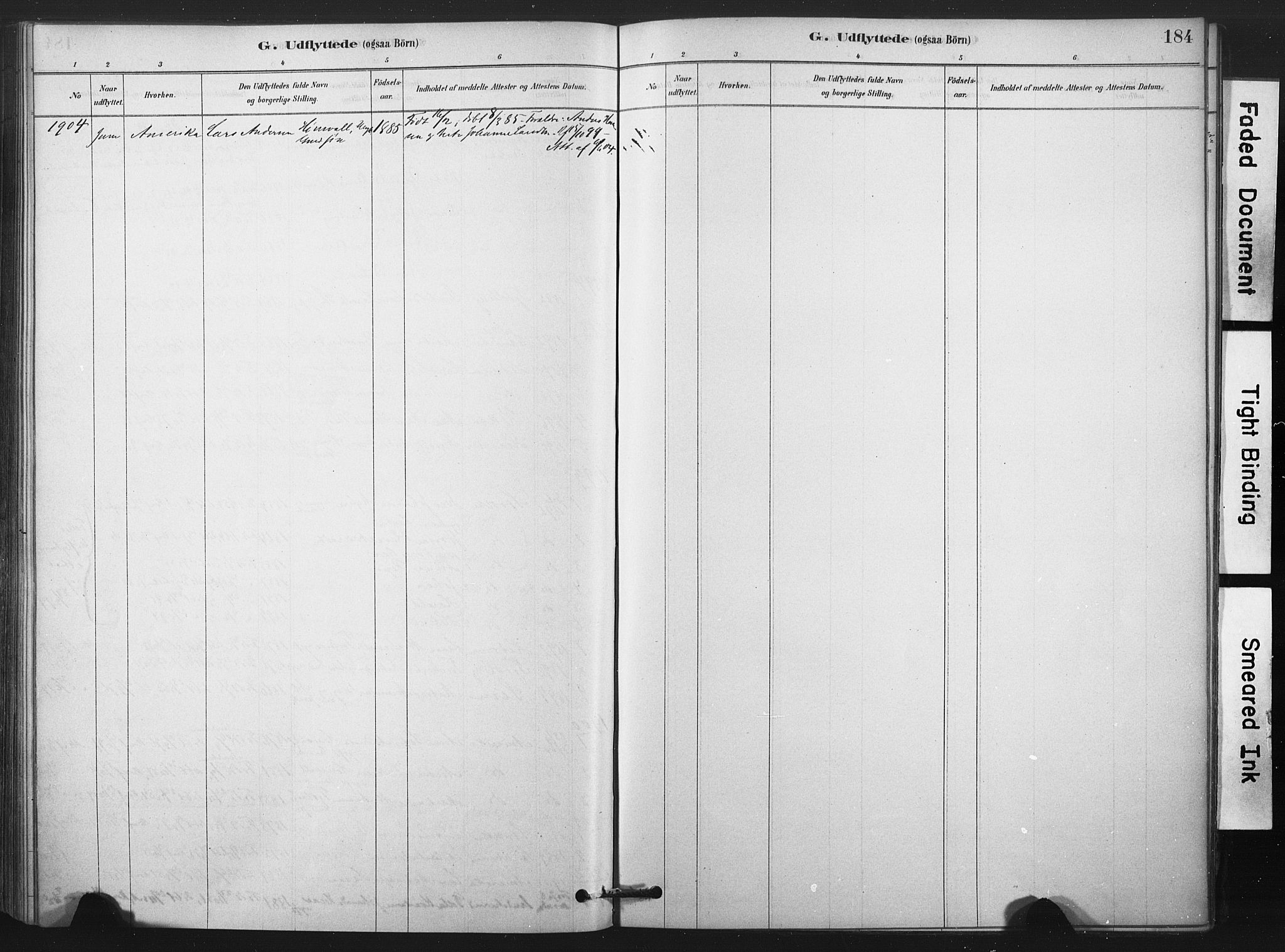 Andebu kirkebøker, SAKO/A-336/F/Fa/L0008: Parish register (official) no. 8, 1878-1902, p. 184
