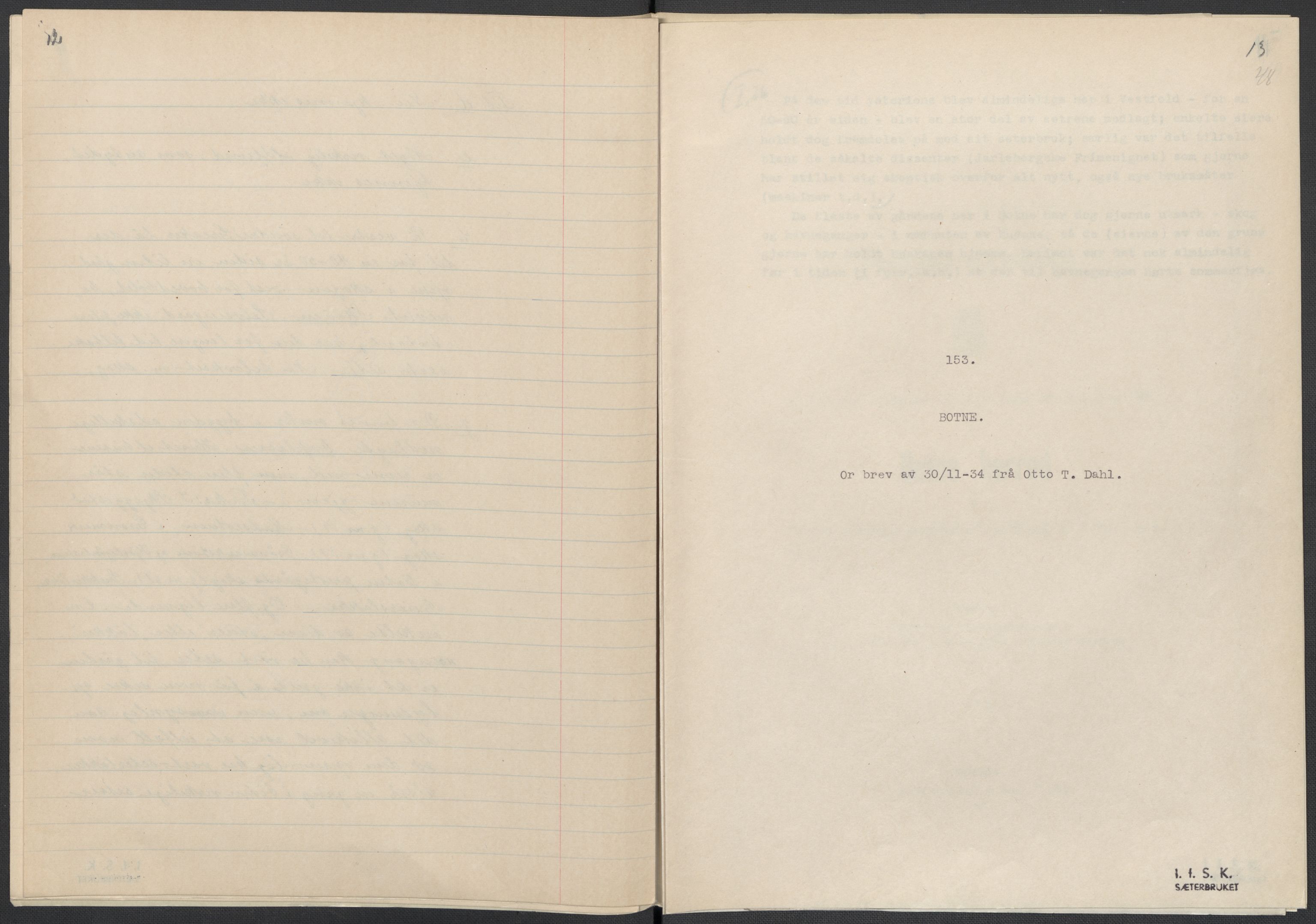 Instituttet for sammenlignende kulturforskning, AV/RA-PA-0424/F/Fc/L0006/0003: Eske B6: / Vestfold (perm XV), 1932-1935, p. 48