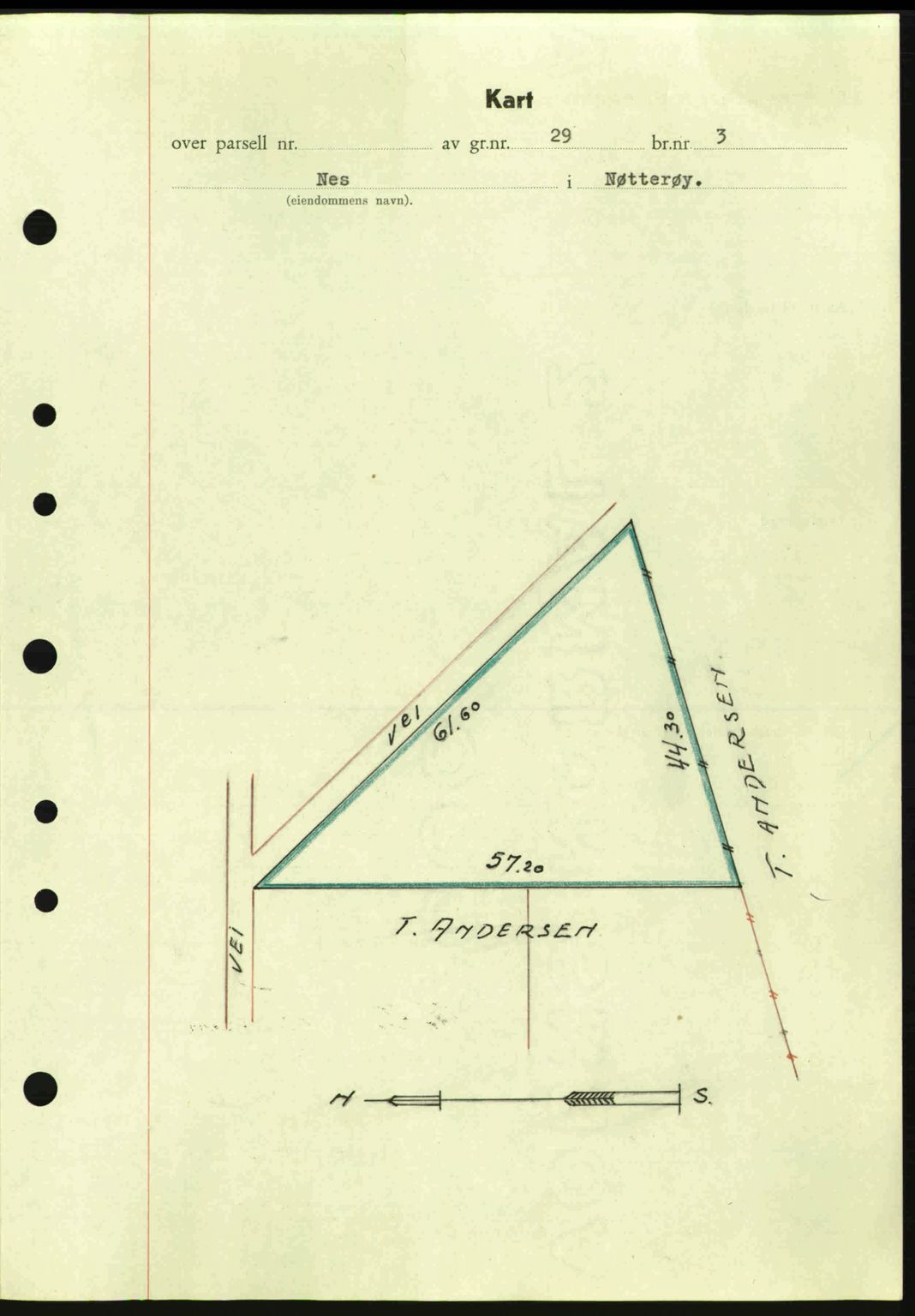 Tønsberg sorenskriveri, AV/SAKO-A-130/G/Ga/Gaa/L0017a: Mortgage book no. A17a, 1945-1945, Diary no: : 1717/1945