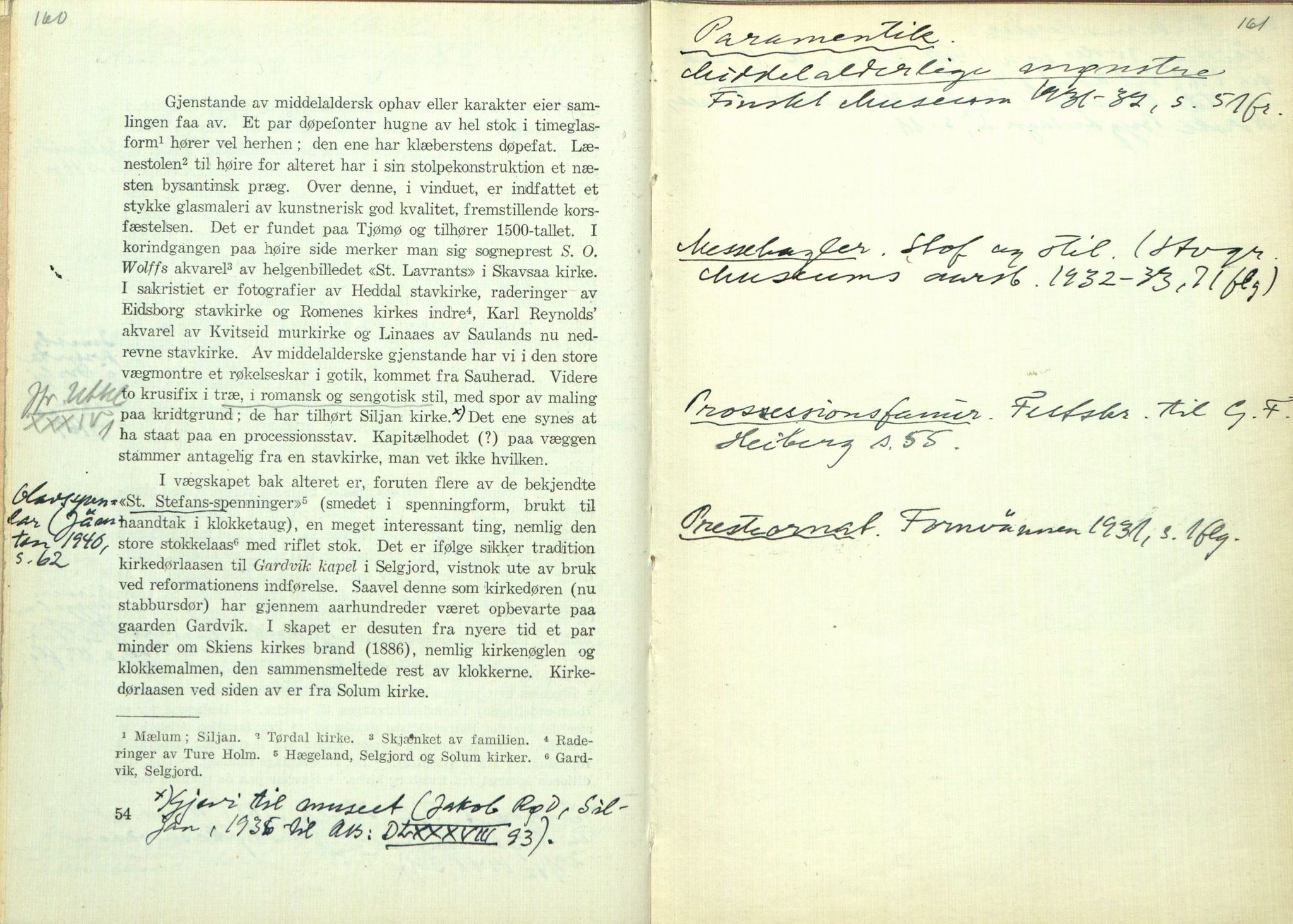 Rikard Berge, TEMU/TGM-A-1003/H/L0097: 97: Utklypp. Register ll, 1927, p. 160-161