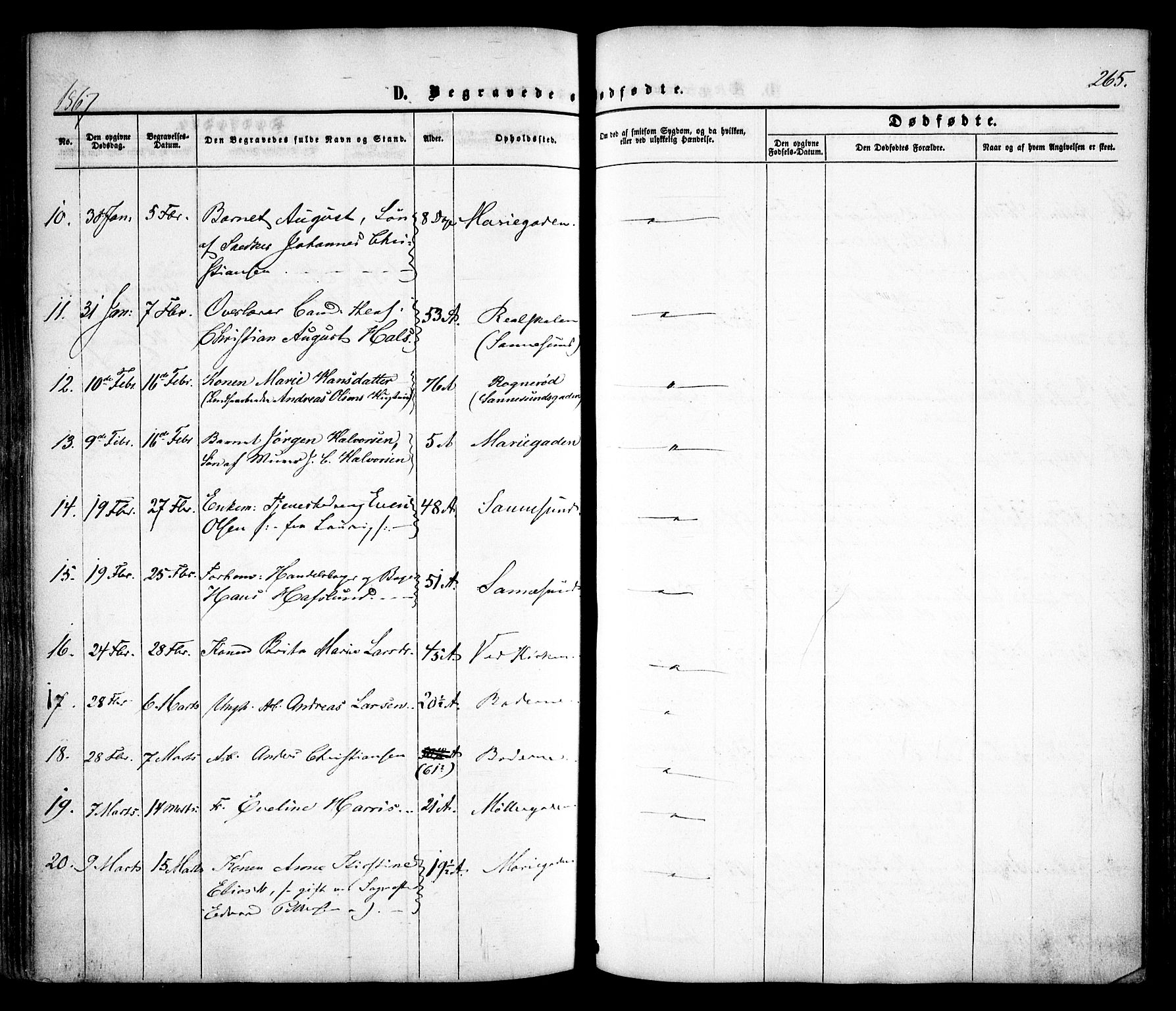 Sarpsborg prestekontor Kirkebøker, AV/SAO-A-2006/F/Fa/L0001: Parish register (official) no. 1, 1859-1868, p. 265