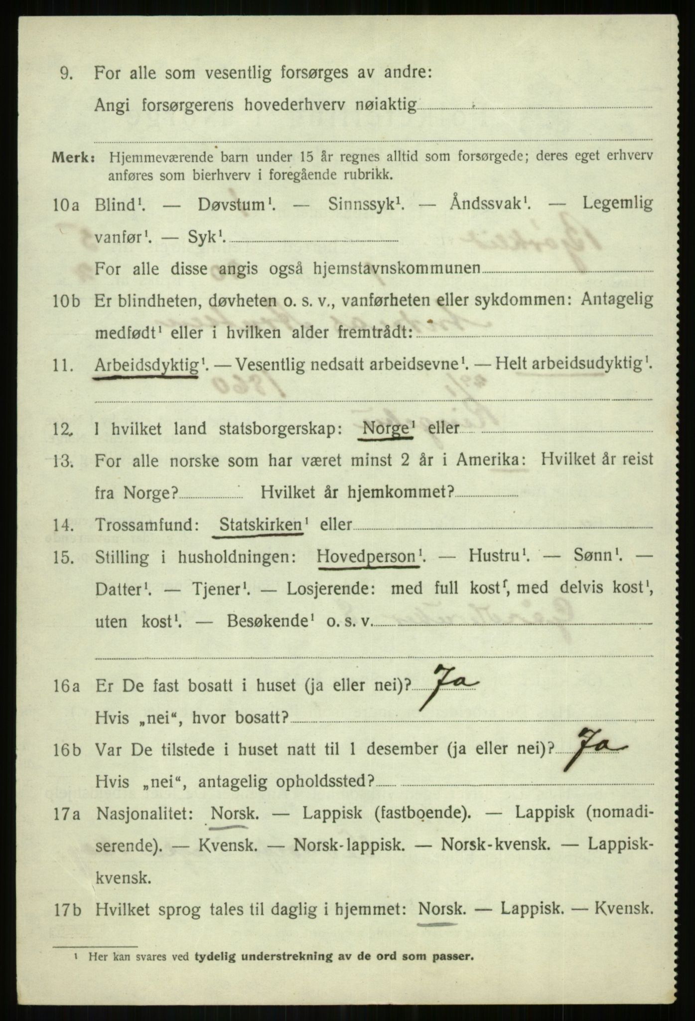 SATØ, 1920 census for Målselv, 1920, p. 3152