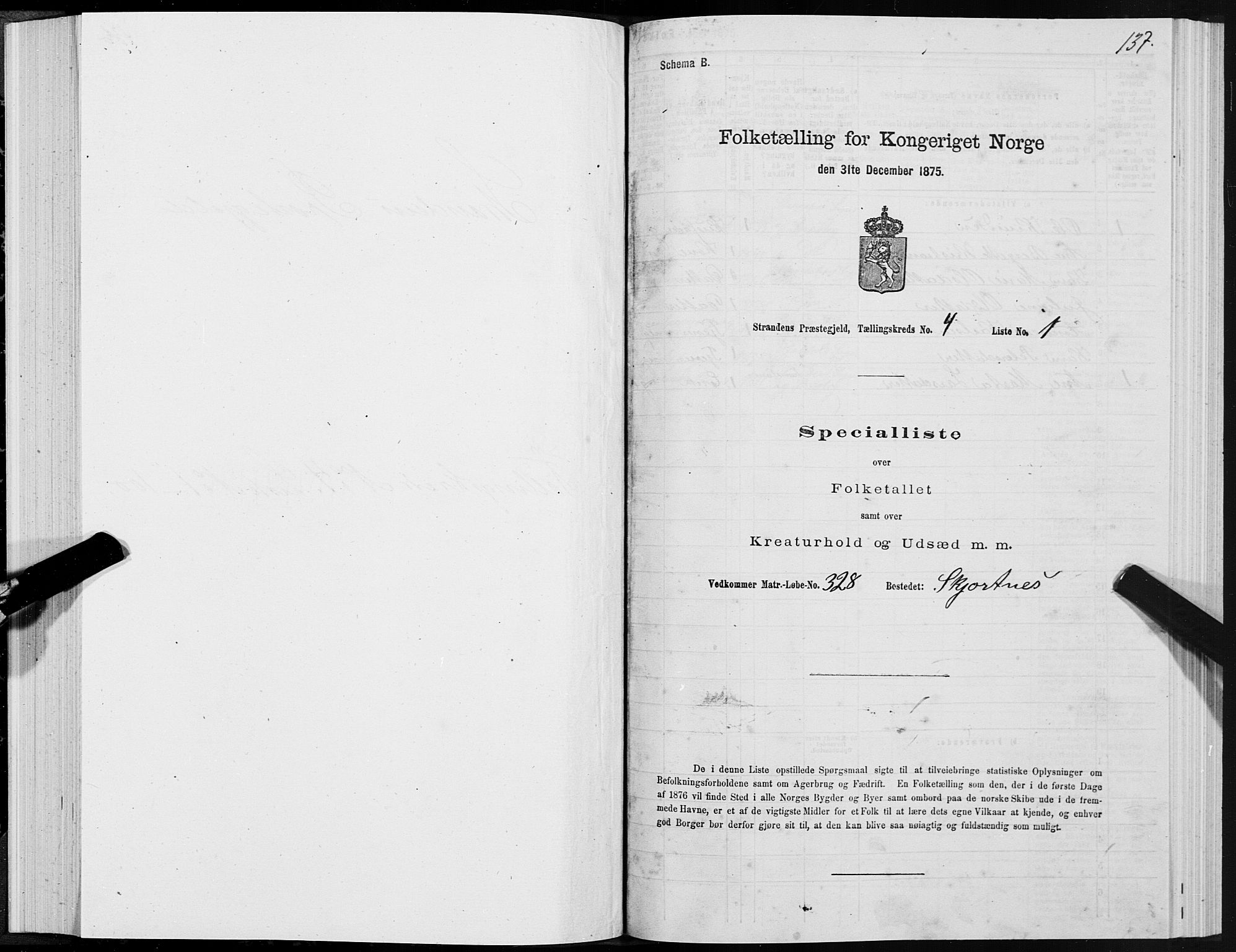 SAT, 1875 census for 1525P Stranda, 1875, p. 2137