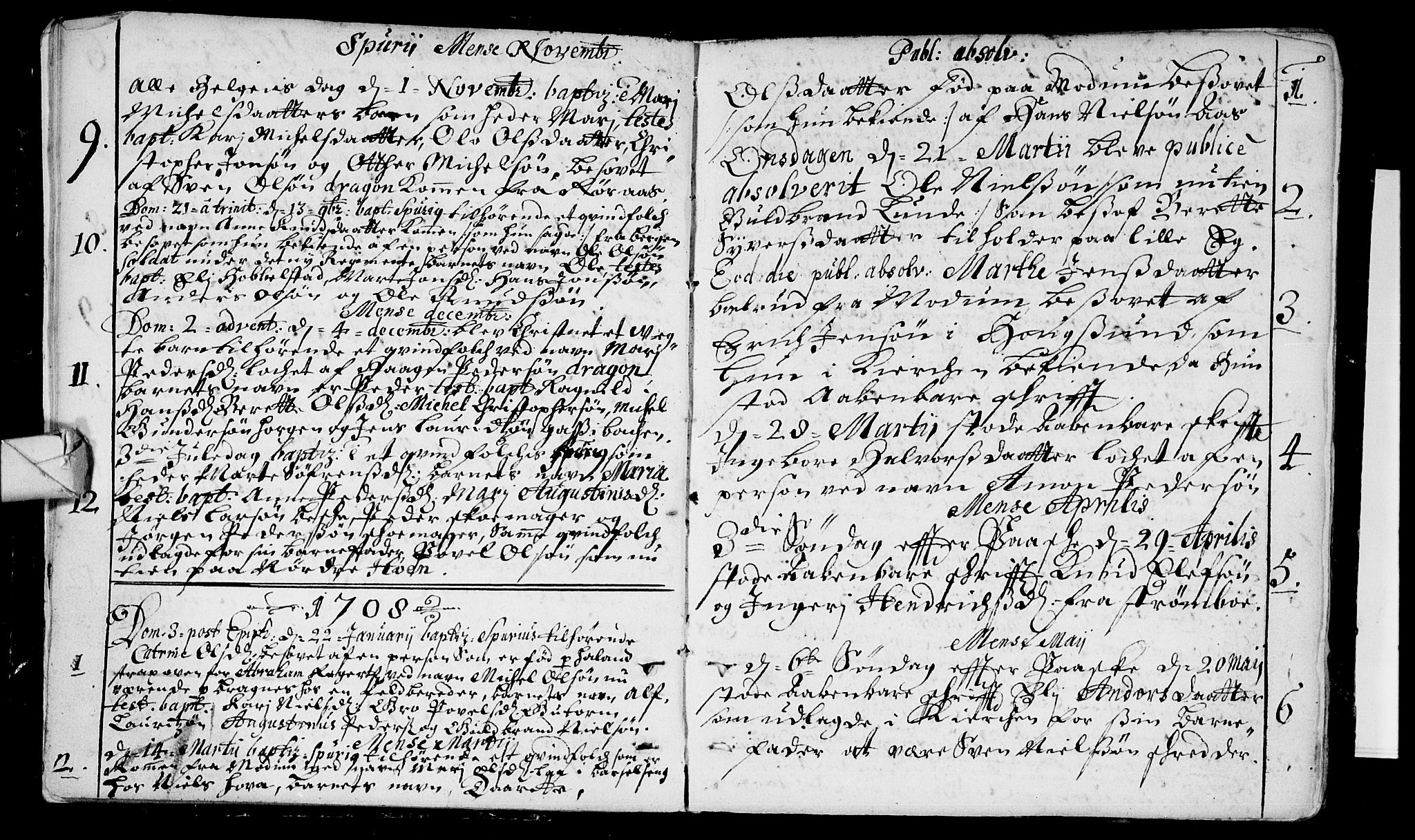 Eiker kirkebøker, AV/SAKO-A-4/F/Fa/L0004: Parish register (official) no. I 4, 1705-1763