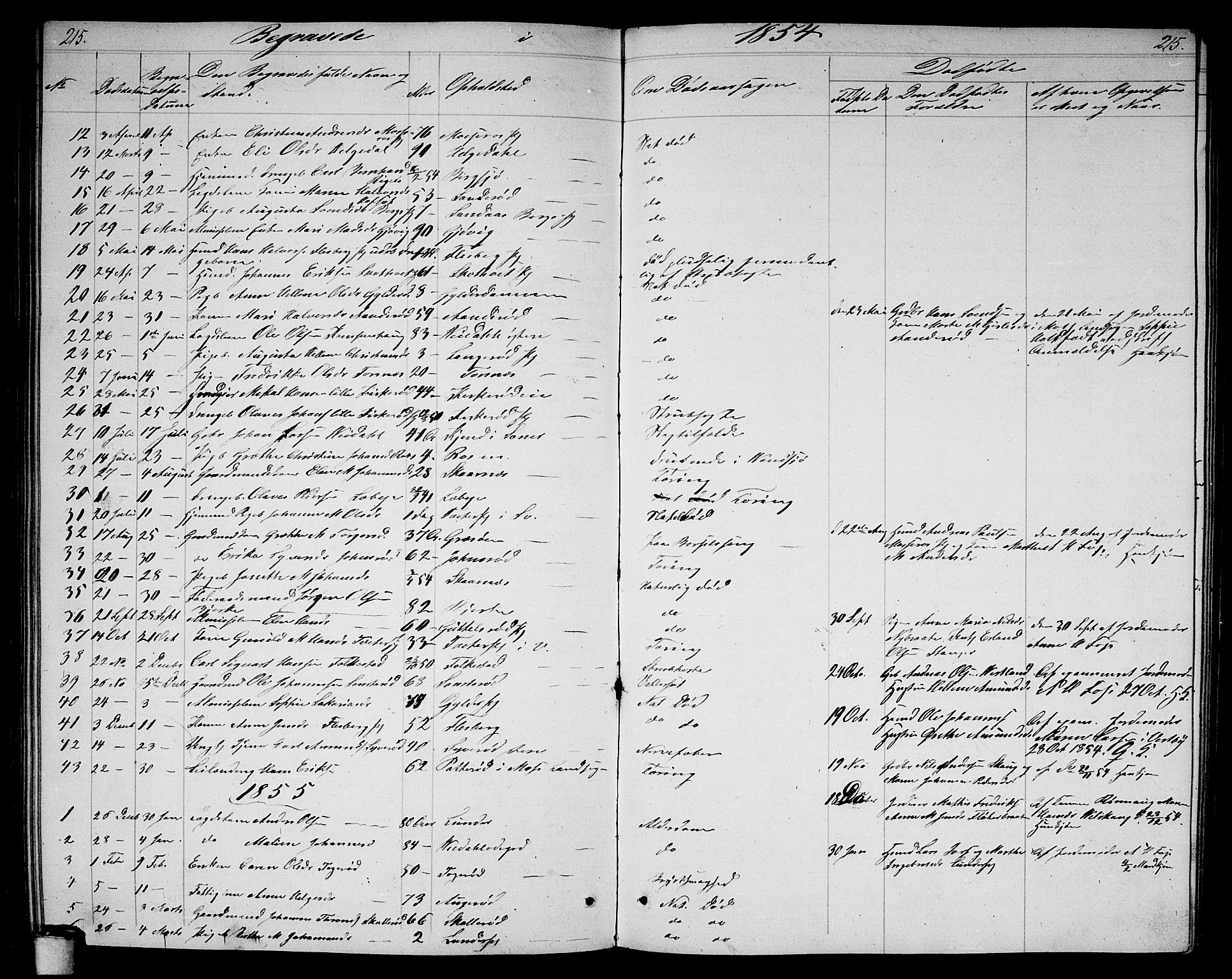 Våler prestekontor Kirkebøker, AV/SAO-A-11083/G/Ga/L0002: Parish register (copy) no. I 2, 1839-1860, p. 215