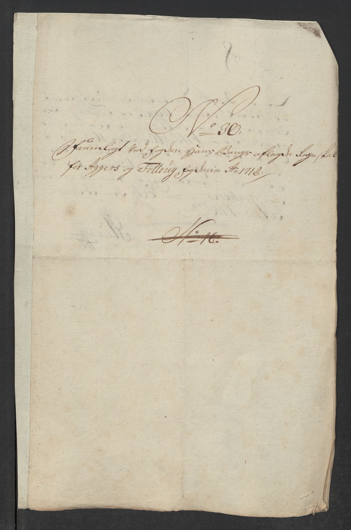 Rentekammeret inntil 1814, Reviderte regnskaper, Fogderegnskap, AV/RA-EA-4092/R10/L0456: Fogderegnskap Aker og Follo, 1718, p. 315