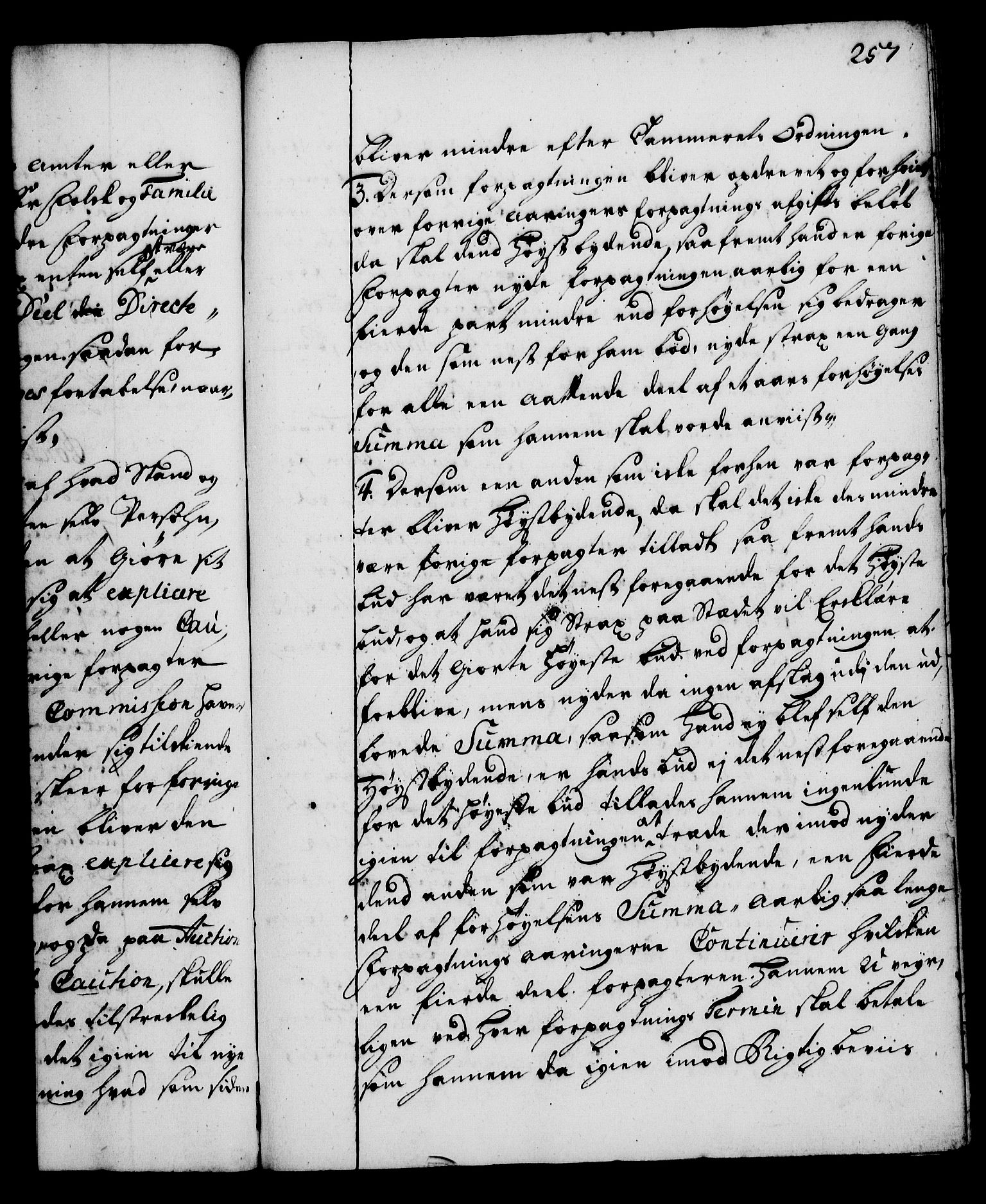 Rentekammeret, Kammerkanselliet, RA/EA-3111/G/Gg/Gga/L0002: Norsk ekspedisjonsprotokoll med register (merket RK 53.2), 1723-1727, p. 257