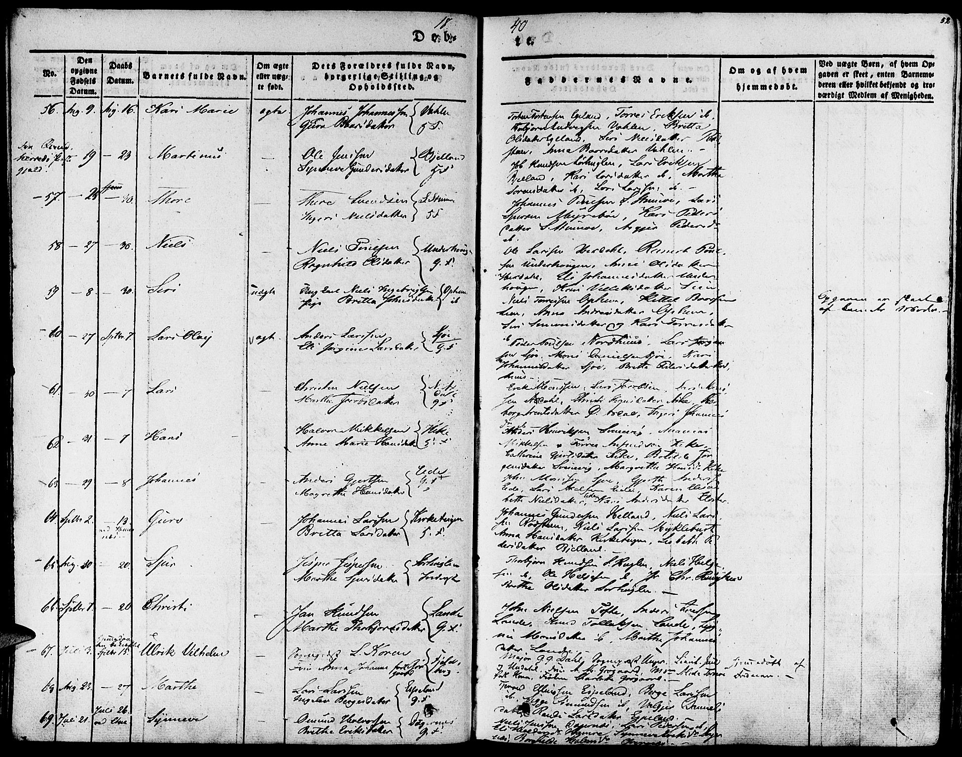 Fjelberg sokneprestembete, AV/SAB-A-75201/H/Haa: Parish register (official) no. A 6, 1835-1851, p. 52