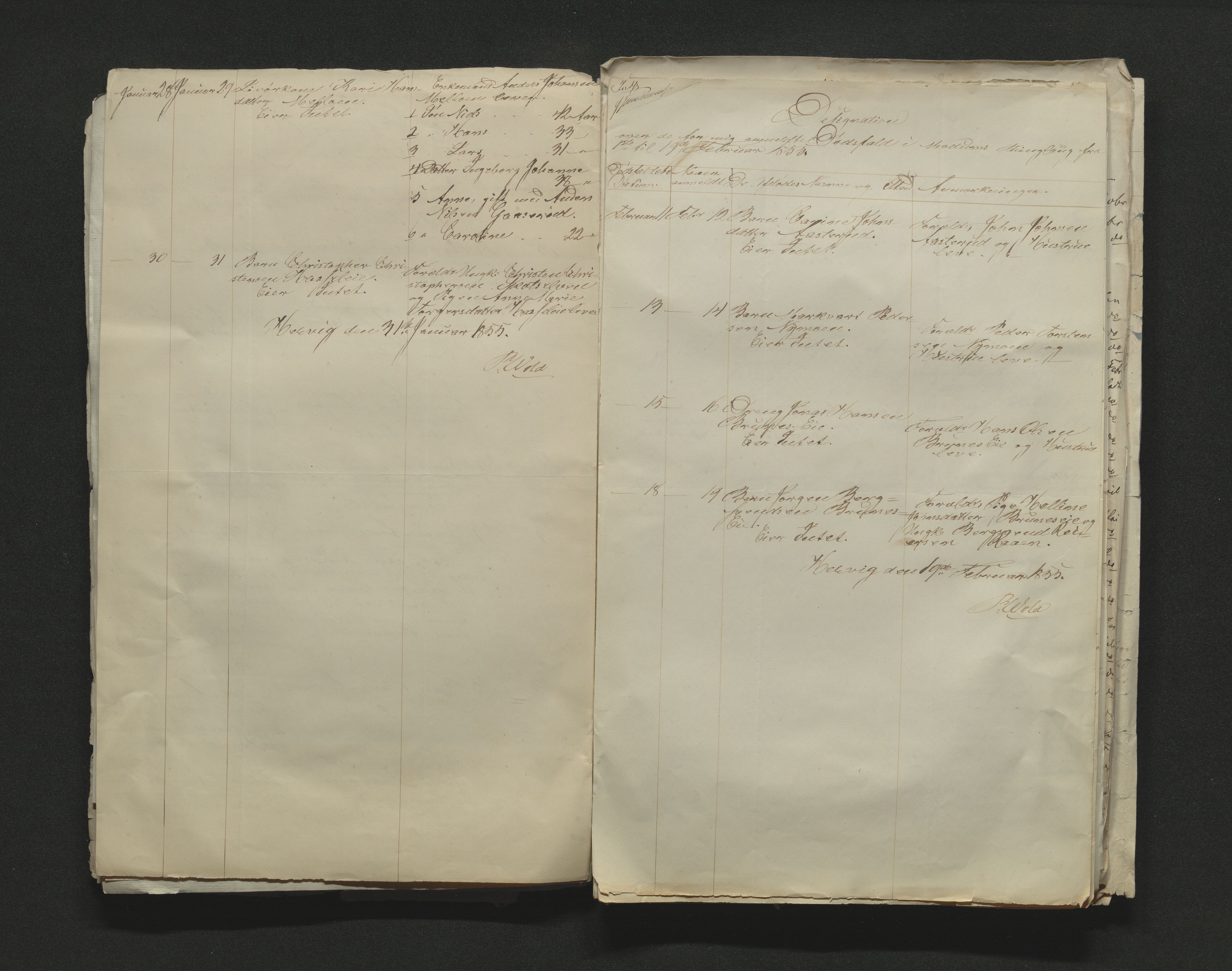 Eiker, Modum og Sigdal sorenskriveri, AV/SAKO-A-123/H/Ha/Hab/L0009: Dødsfallsmeldinger, 1854-1857, p. 181
