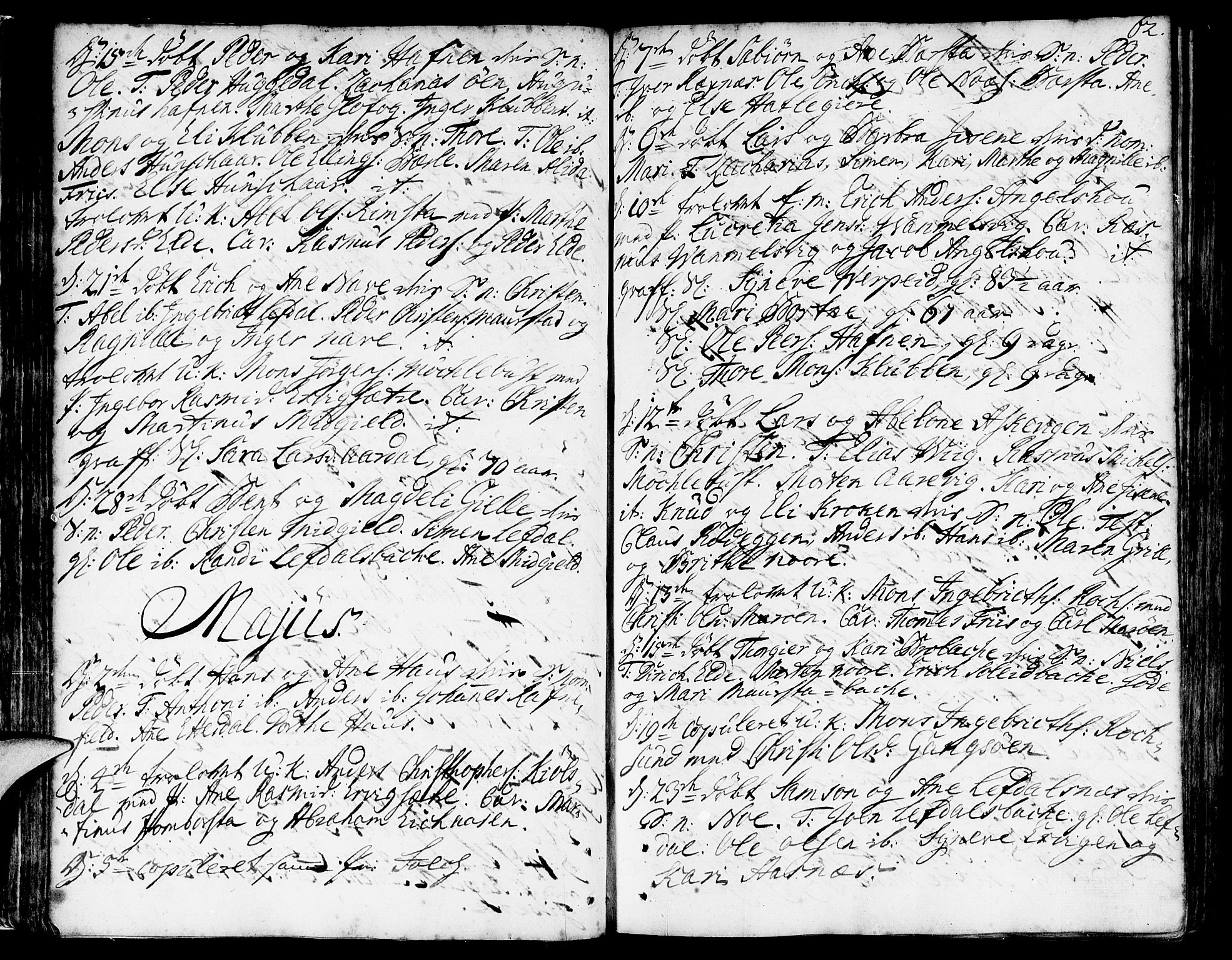 Davik sokneprestembete, SAB/A-79701/H/Haa/Haaa/L0002: Parish register (official) no. A 2, 1742-1816, p. 62