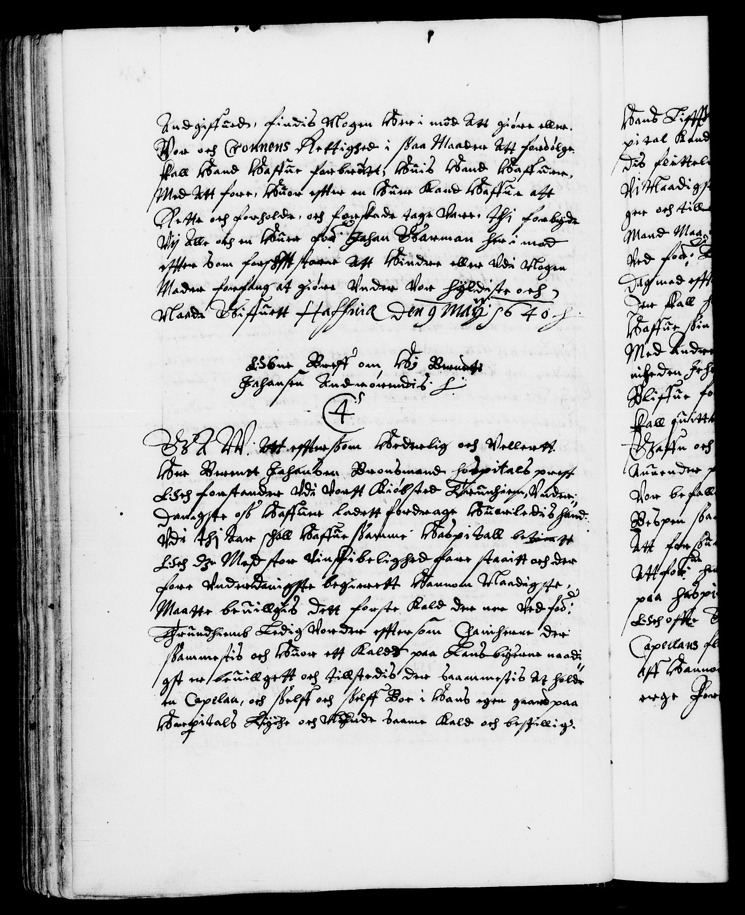 Danske Kanselli 1572-1799, AV/RA-EA-3023/F/Fc/Fca/Fcaa/L0006: Norske registre (mikrofilm), 1637-1642, p. 191b