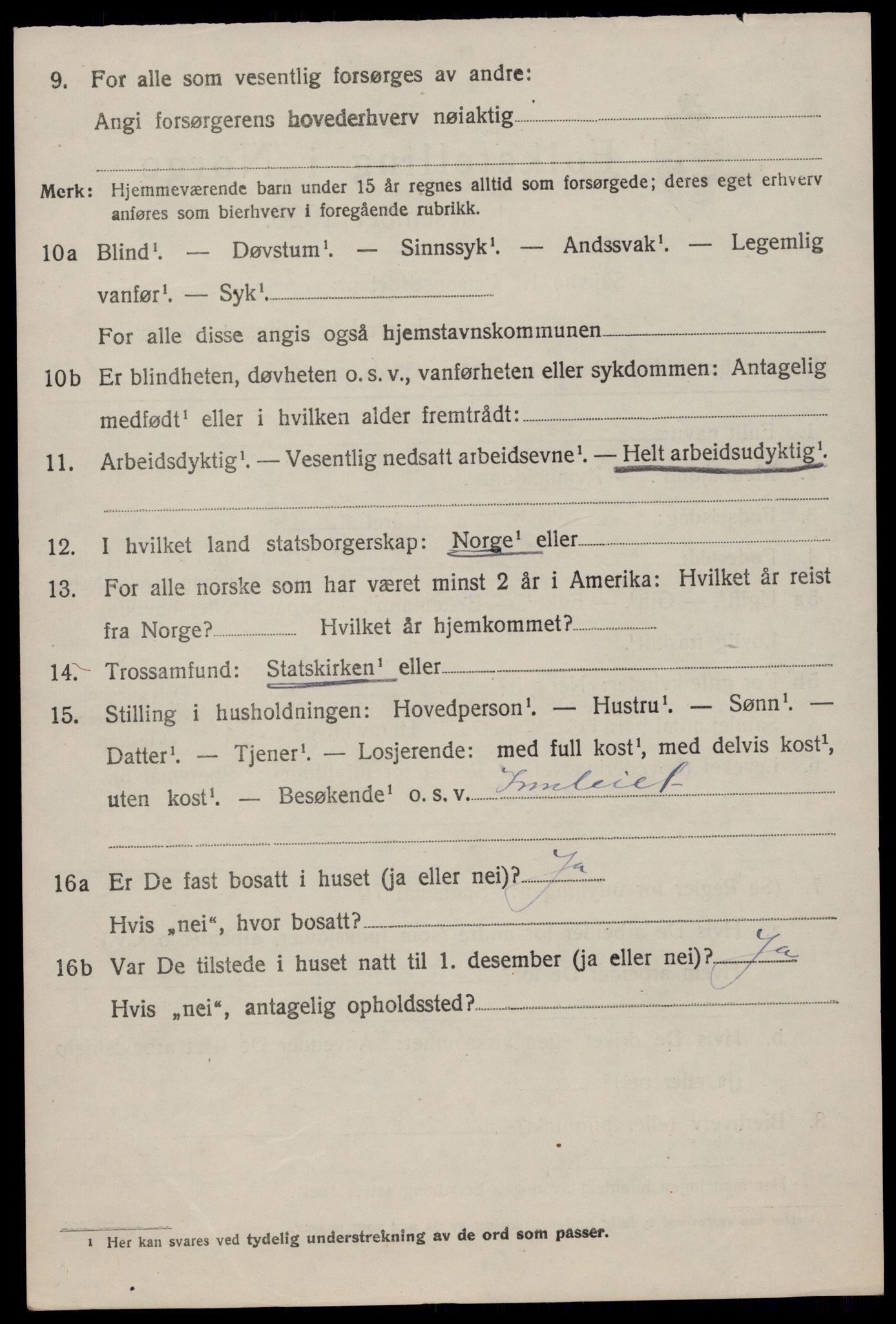 SAKO, 1920 census for Hjartdal, 1920, p. 4011