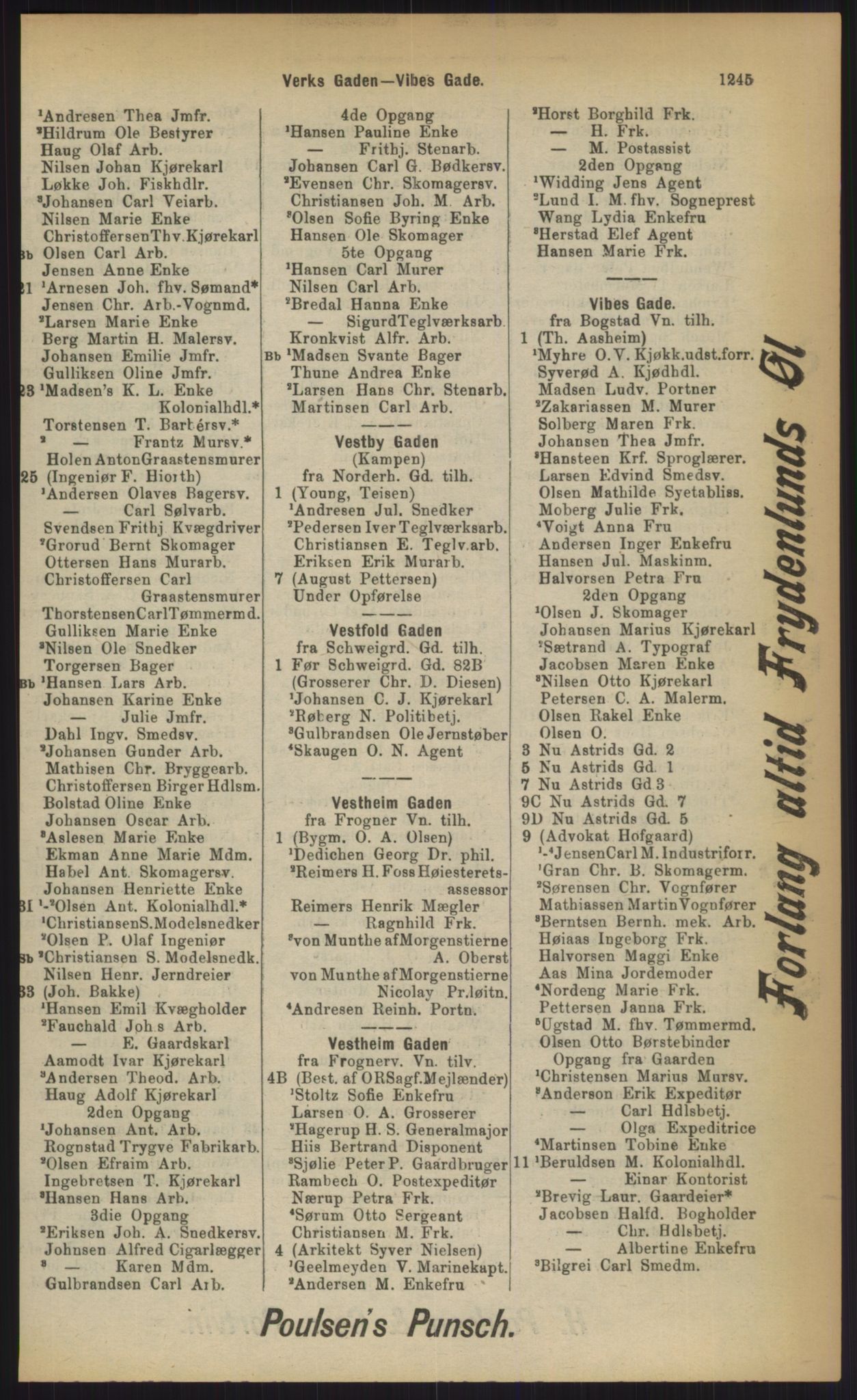 Kristiania/Oslo adressebok, PUBL/-, 1903, p. 1245