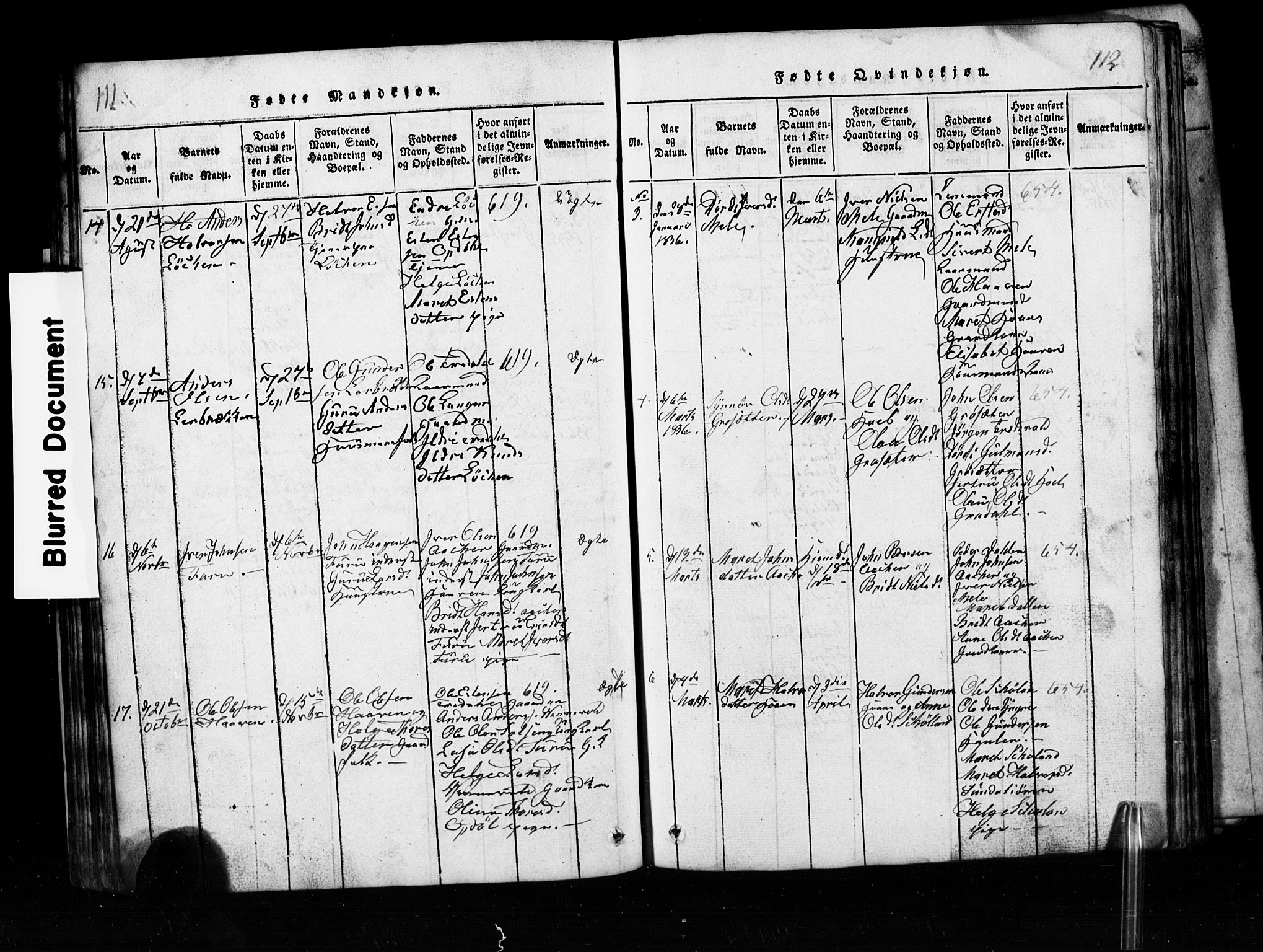 Ministerialprotokoller, klokkerbøker og fødselsregistre - Møre og Romsdal, AV/SAT-A-1454/590/L1016: Parish register (copy) no. 590C01, 1819-1838, p. 111-112