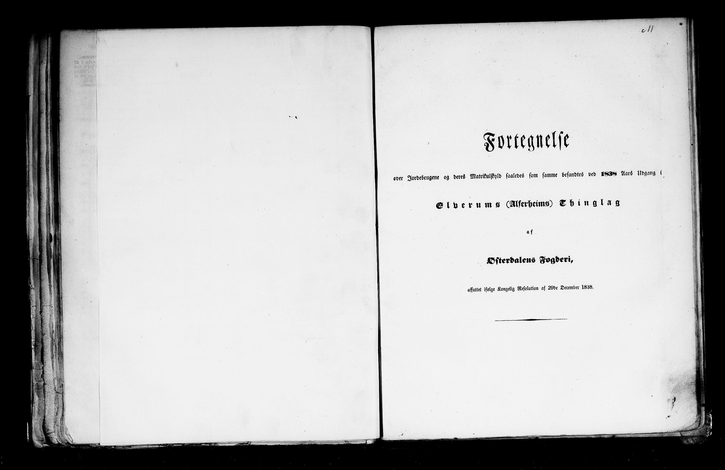 Rygh, RA/PA-0034/F/Fb/L0003: Matrikkelen for 1838 - Hedemarken amt (Hedmark fylke), 1838