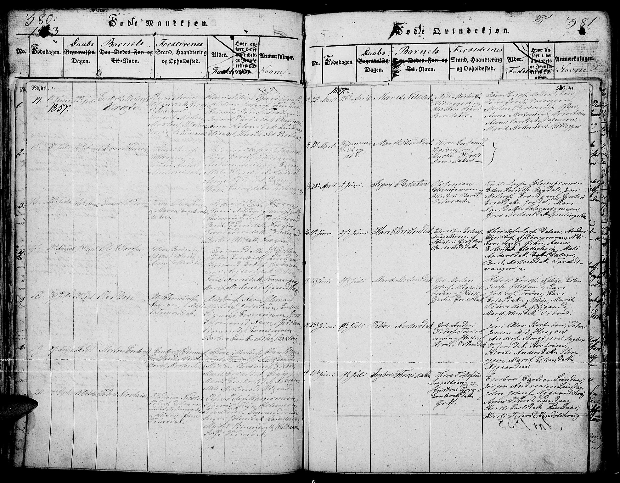 Tynset prestekontor, SAH/PREST-058/H/Ha/Hab/L0001: Parish register (copy) no. 1, 1814-1859