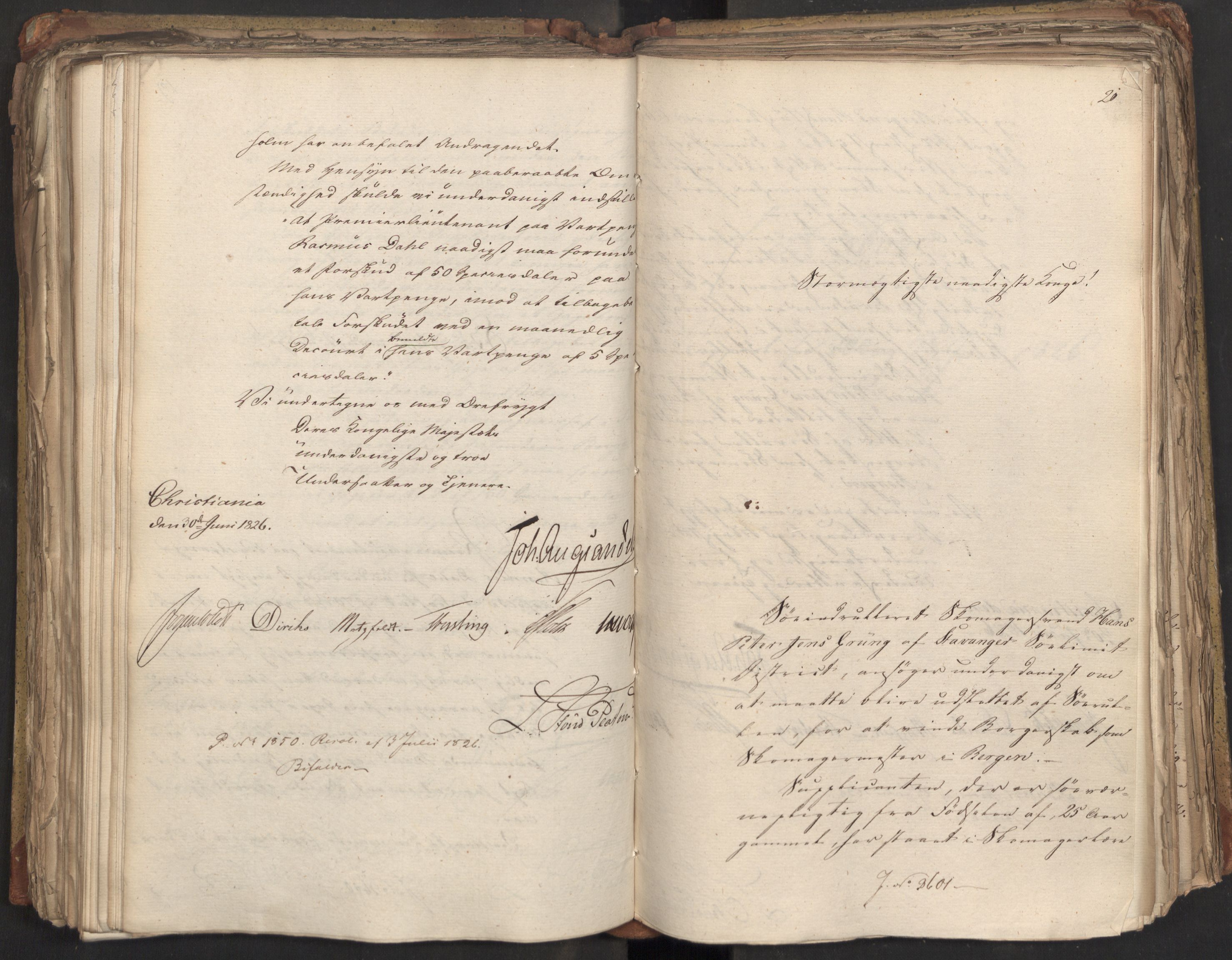 Statsrådsavdelingen i Stockholm, AV/RA-S-1003/D/Da/L0047: Regjeringsinnstillinger nr. 3501-3659, 1826, p. 290