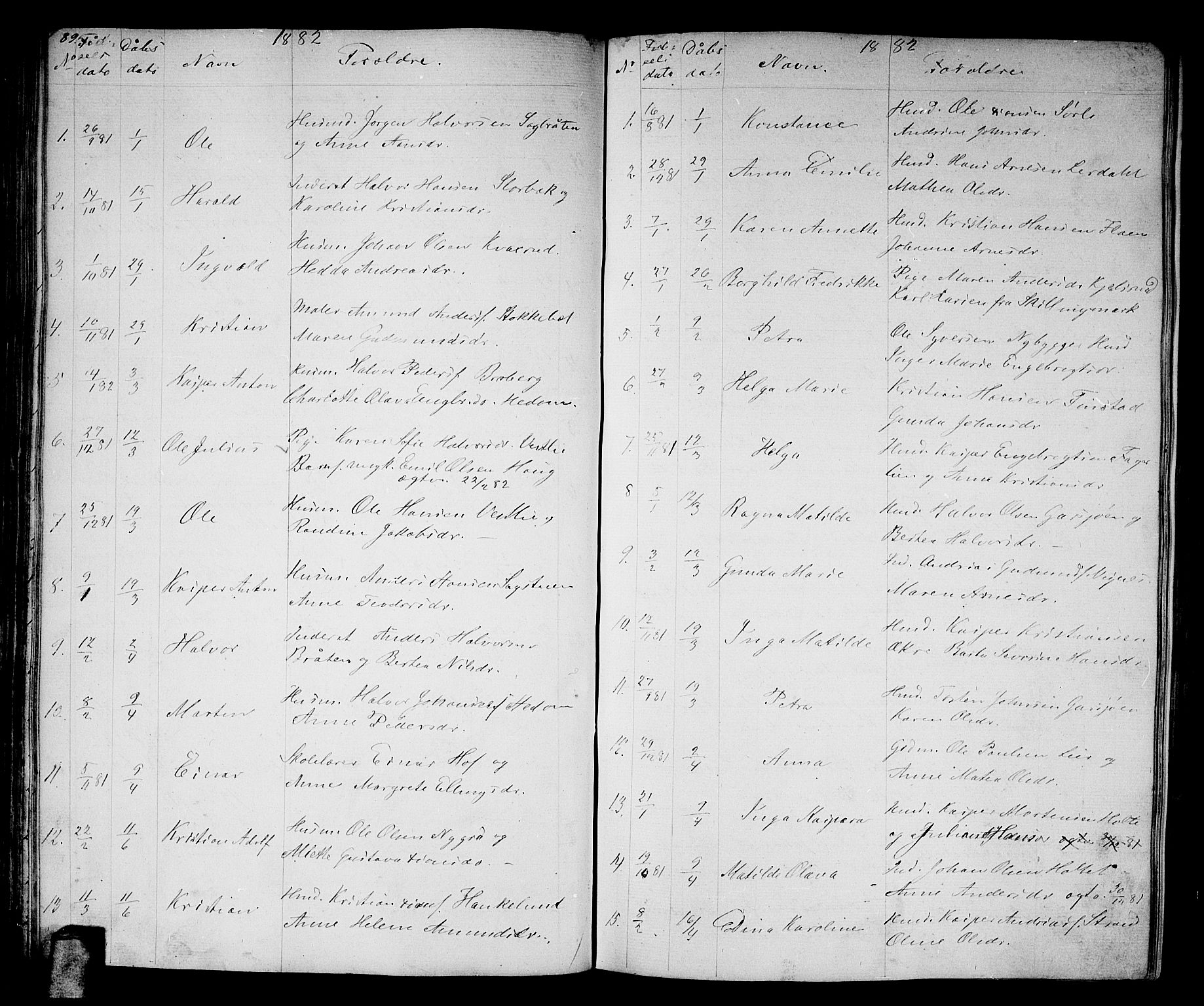Aurskog prestekontor Kirkebøker, SAO/A-10304a/G/Ga/L0003: Parish register (copy) no. I 3, 1858-1883, p. 89