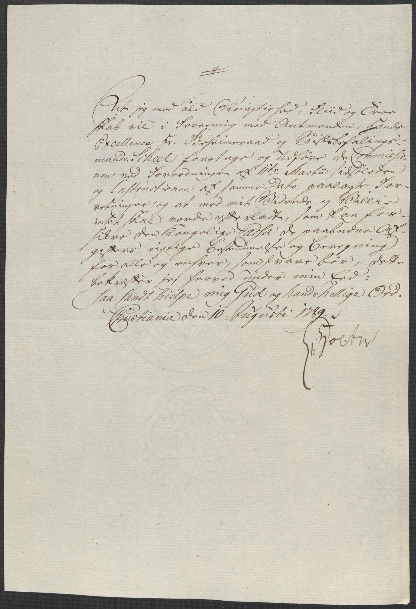 Rentekammeret inntil 1814, Reviderte regnskaper, Mindre regnskaper, AV/RA-EA-4068/Rf/Rfe/L0001: Aker og Follo fogderi, 1789, p. 45