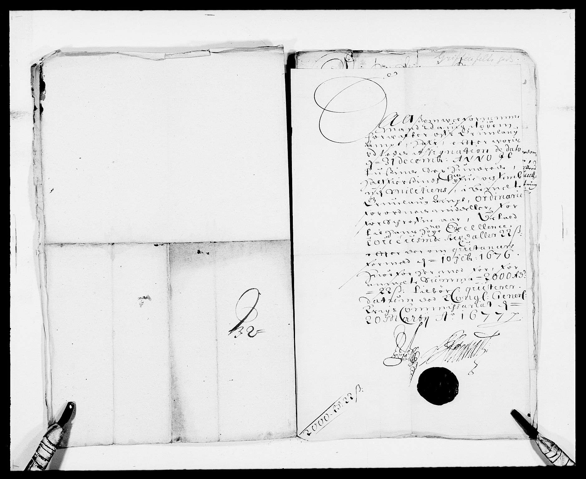 Rentekammeret inntil 1814, Reviderte regnskaper, Fogderegnskap, AV/RA-EA-4092/R33/L1967: Fogderegnskap Larvik grevskap, 1675-1687, p. 242