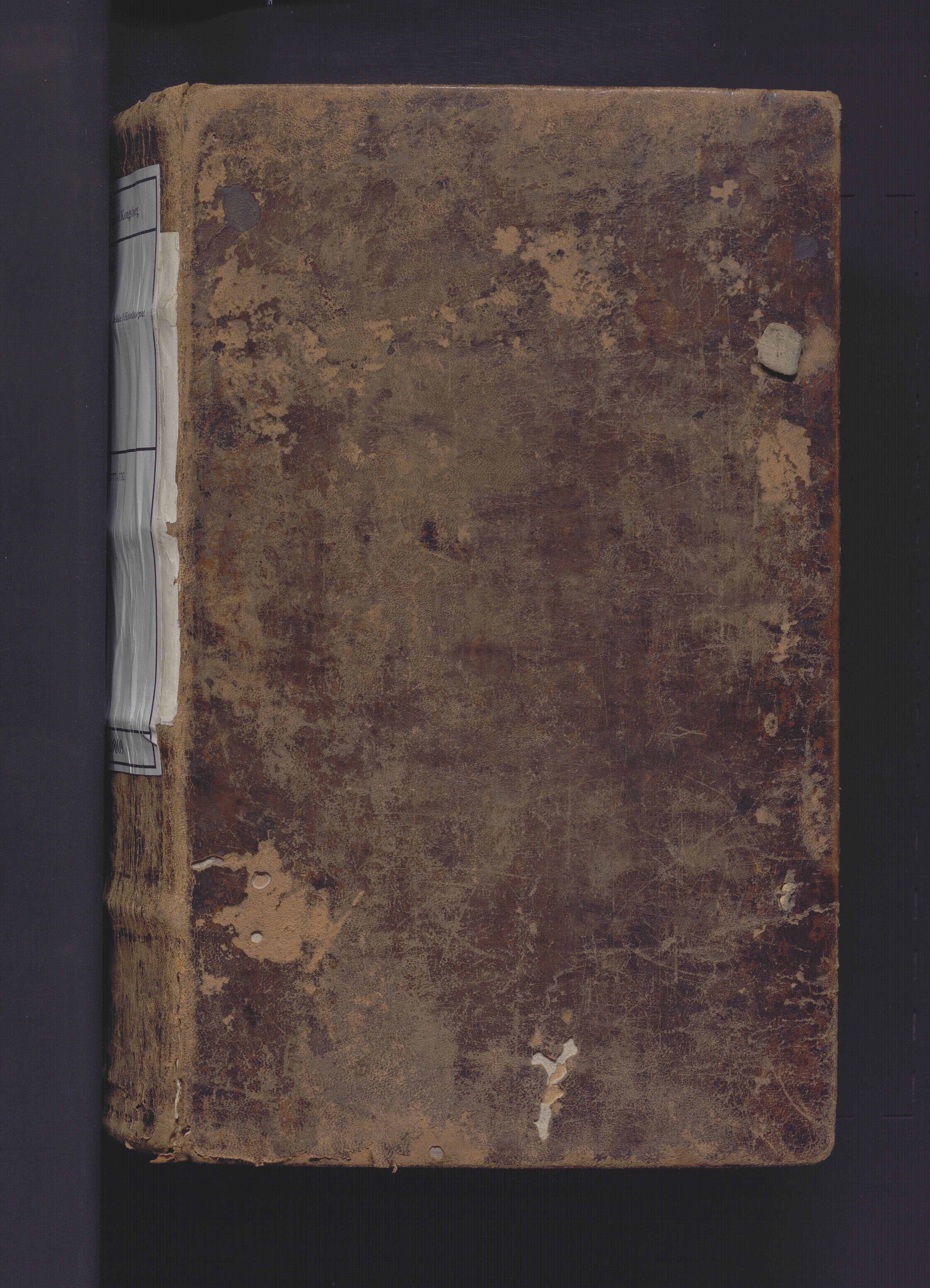 Kongsberg kirkebøker, SAKO/A-22/M/Ma/L0009: Communicants register no. 9, 1777-1782