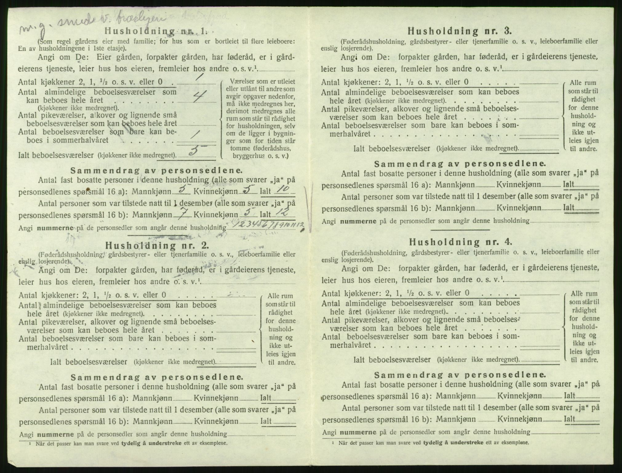 SAT, 1920 census for Valsøyfjord, 1920, p. 306