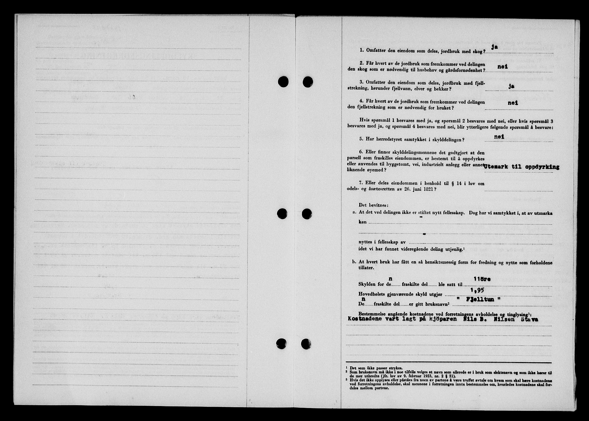 Karmsund sorenskriveri, SAST/A-100311/01/II/IIB/L0101: Mortgage book no. 81A, 1950-1951, Diary no: : 3477/1950