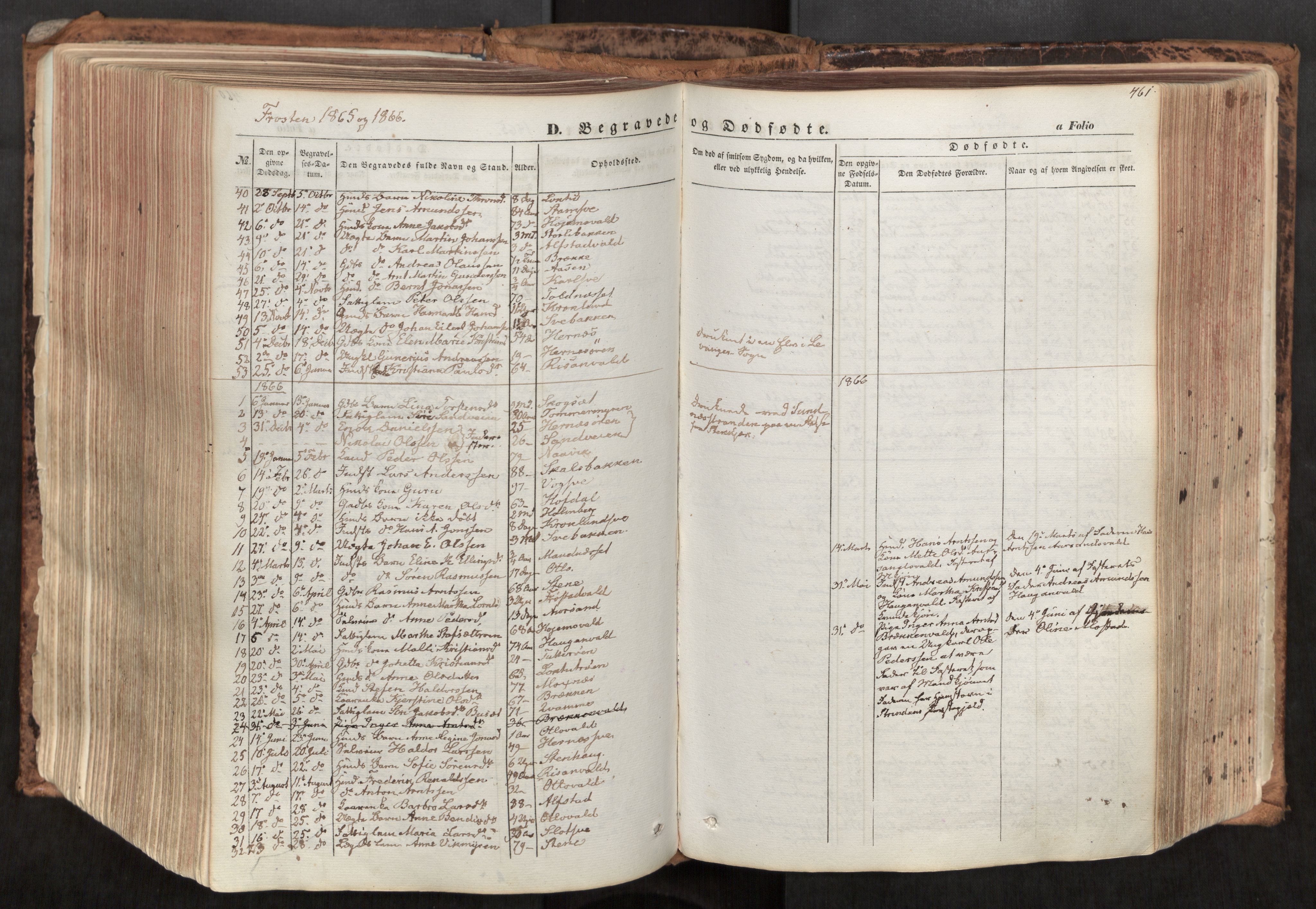 Ministerialprotokoller, klokkerbøker og fødselsregistre - Nord-Trøndelag, SAT/A-1458/713/L0116: Parish register (official) no. 713A07, 1850-1877, p. 461