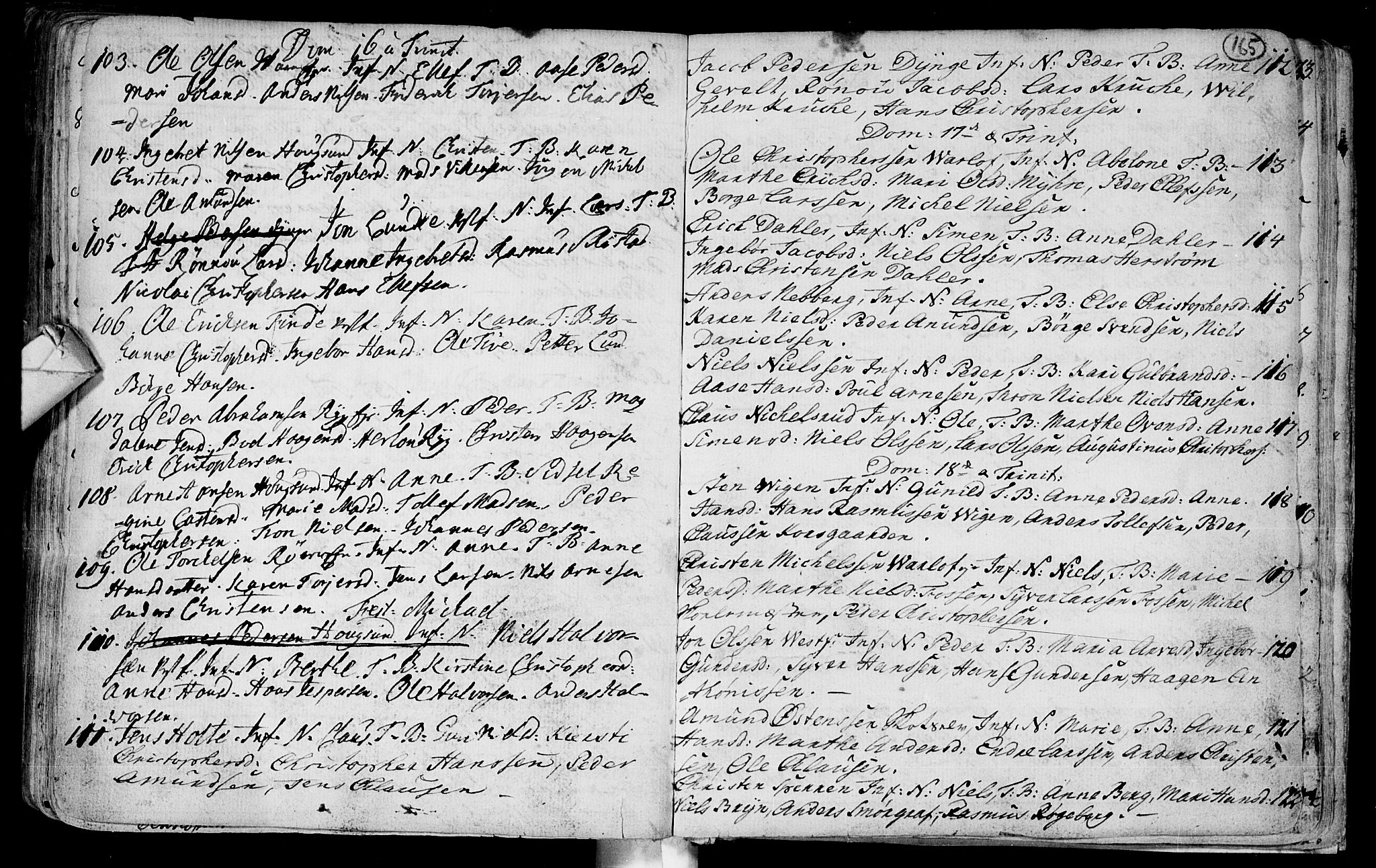 Eiker kirkebøker, AV/SAKO-A-4/F/Fa/L0003: Parish register (official) no. I 3, 1724-1753, p. 165